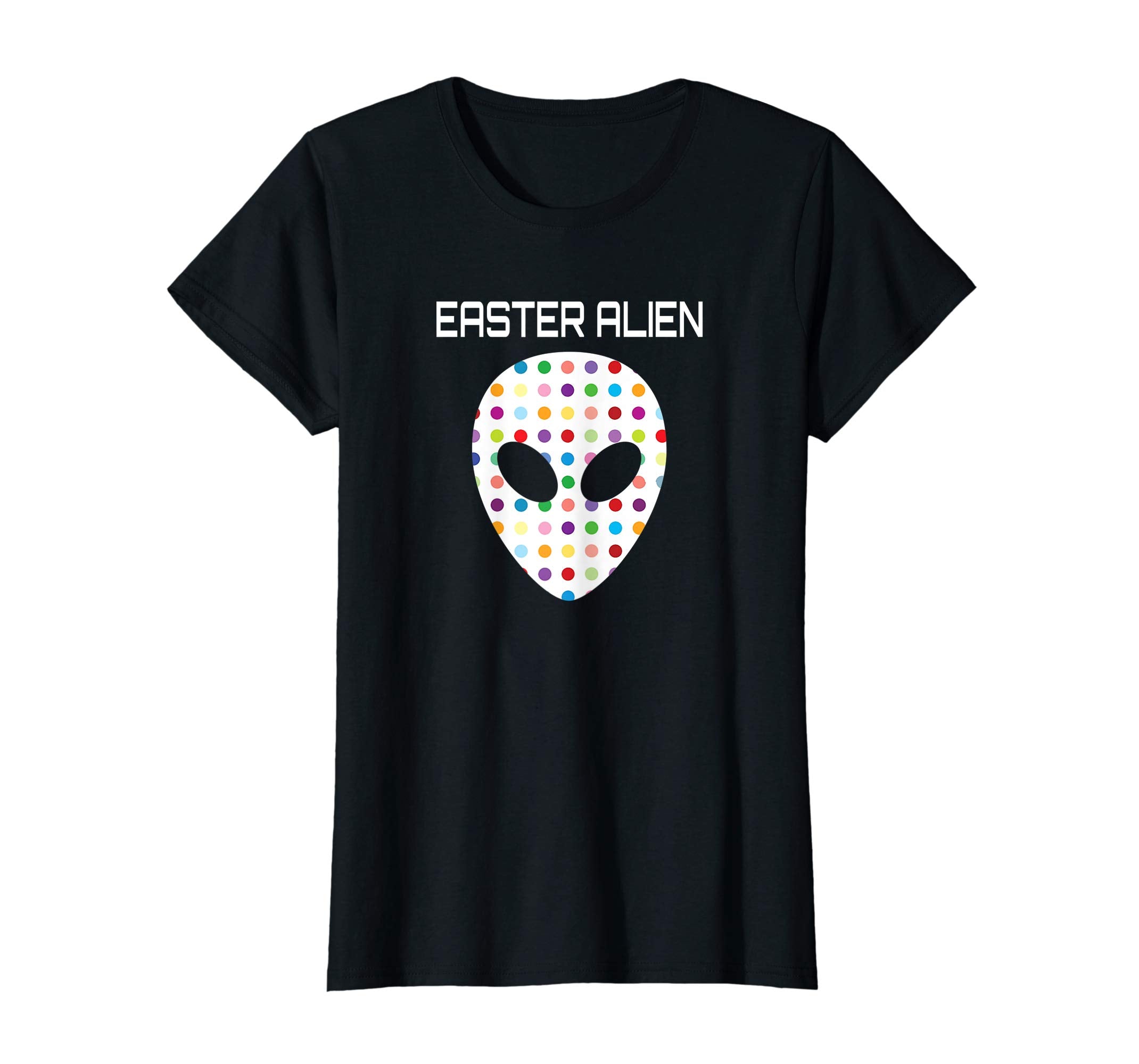 Easter Alien Tshirt Gift Colorful Camouflaged Alien Tee