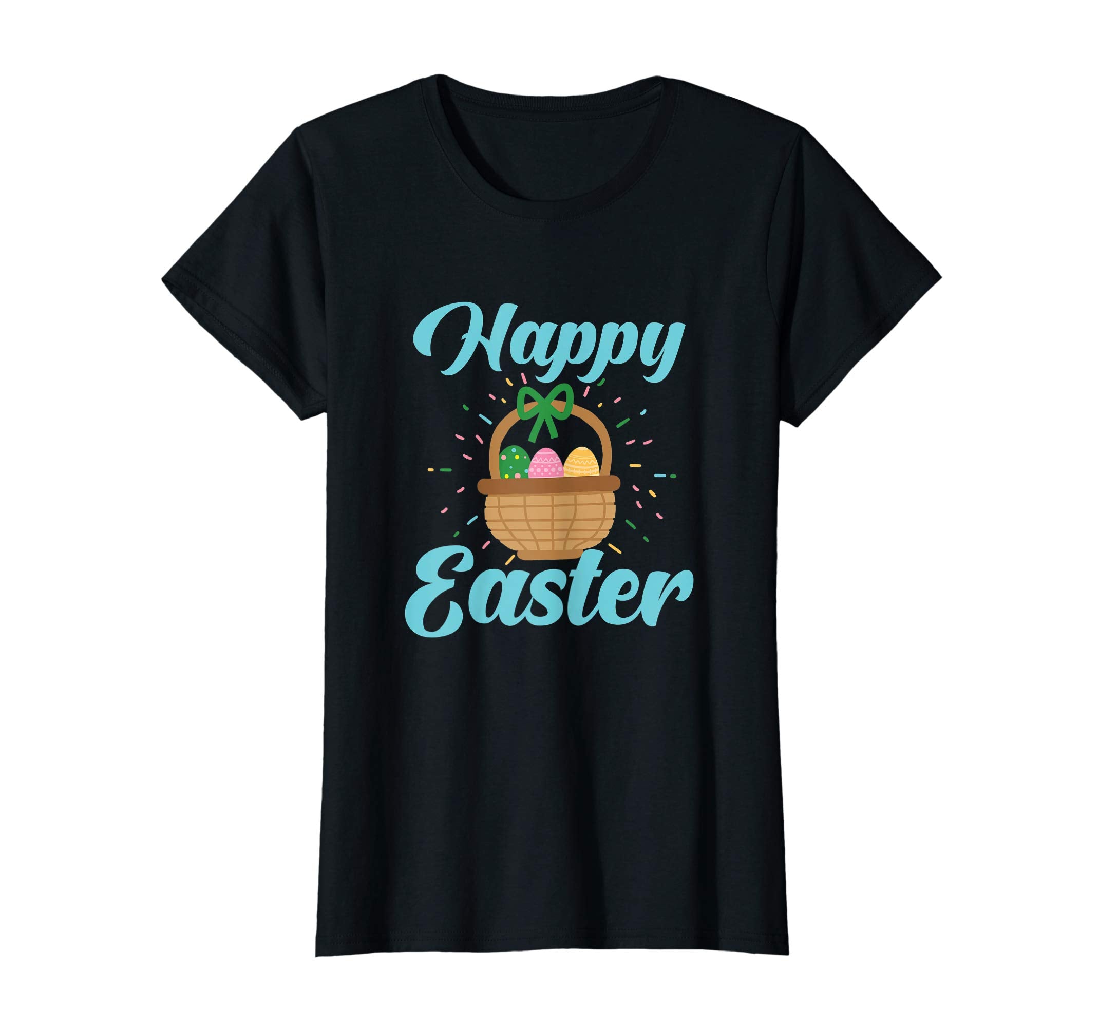 Easter T-Shirt Happy Easter Eggs Basket Friday Holiday