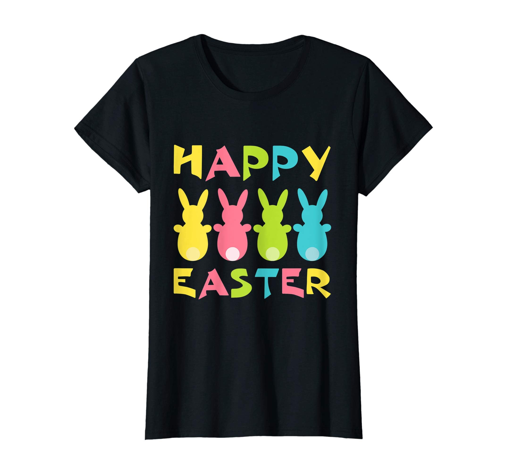 Happy Easter Shirt For Boys Girls Women Men Colorful Eggs