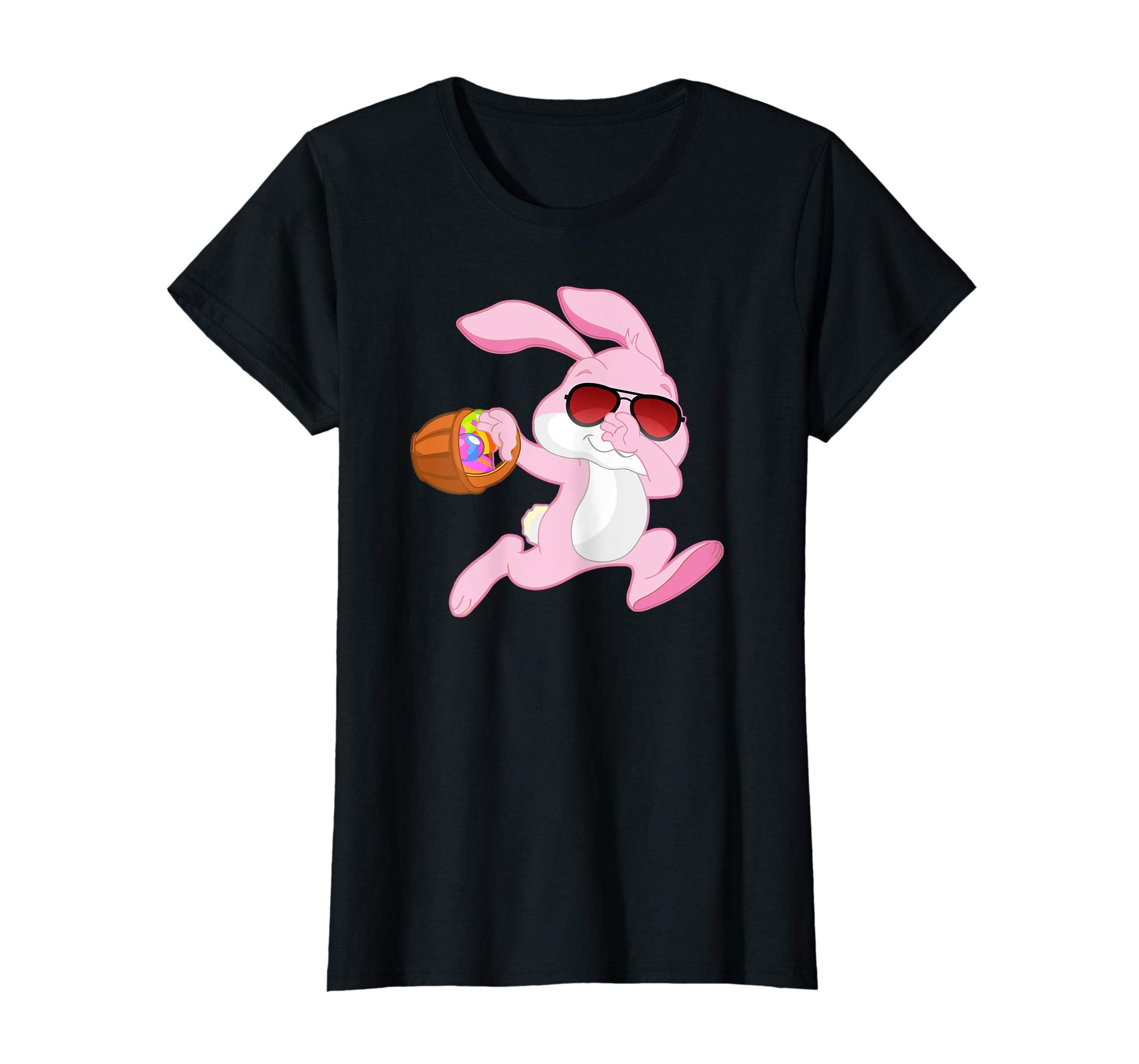 Easter Pink Rabbit Shirt, Sunglasses On Bunny Tee Gift