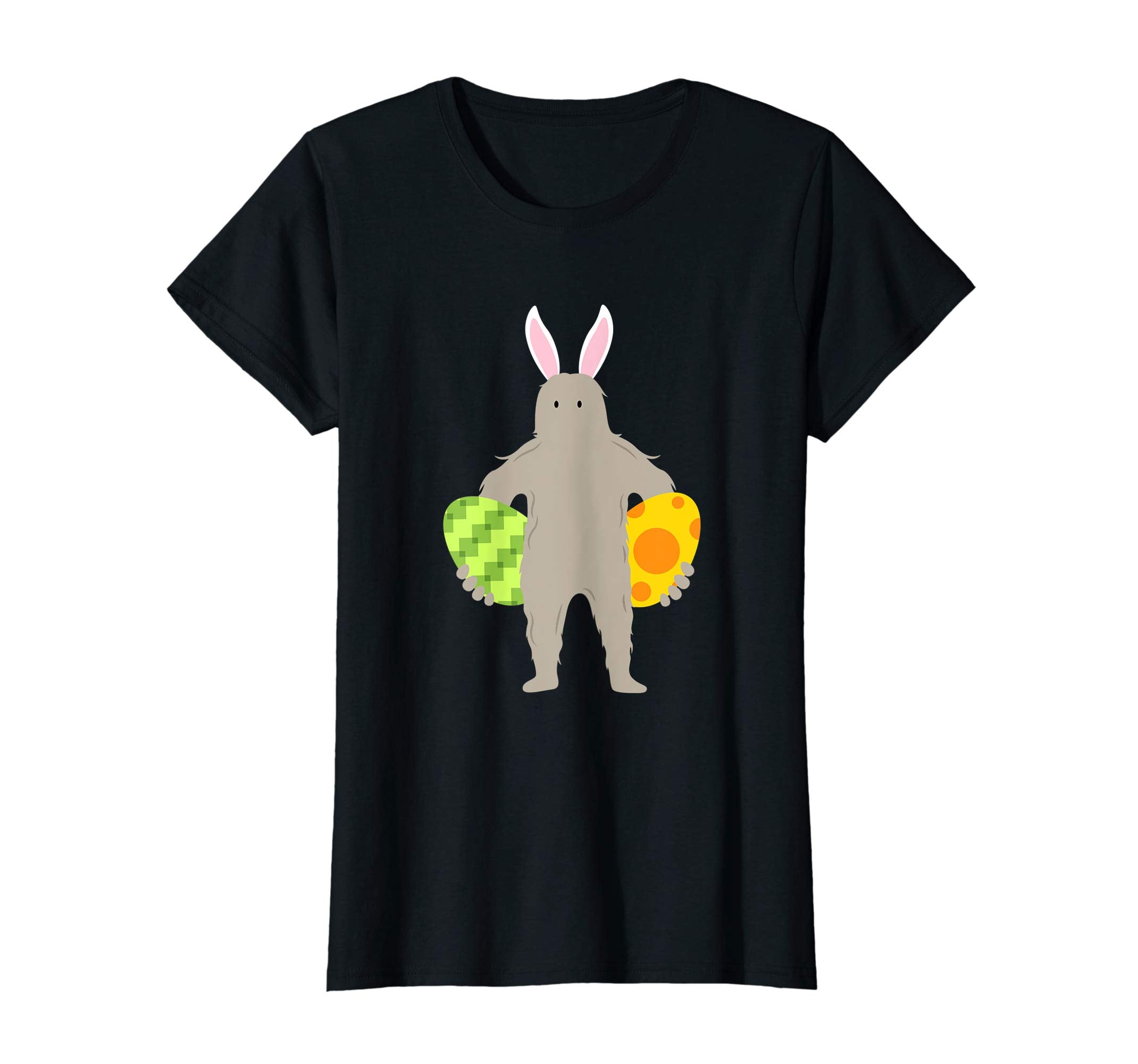 Easter Bunny Eggs Bigfoot T shirt Gifts for Kids Boys Girls