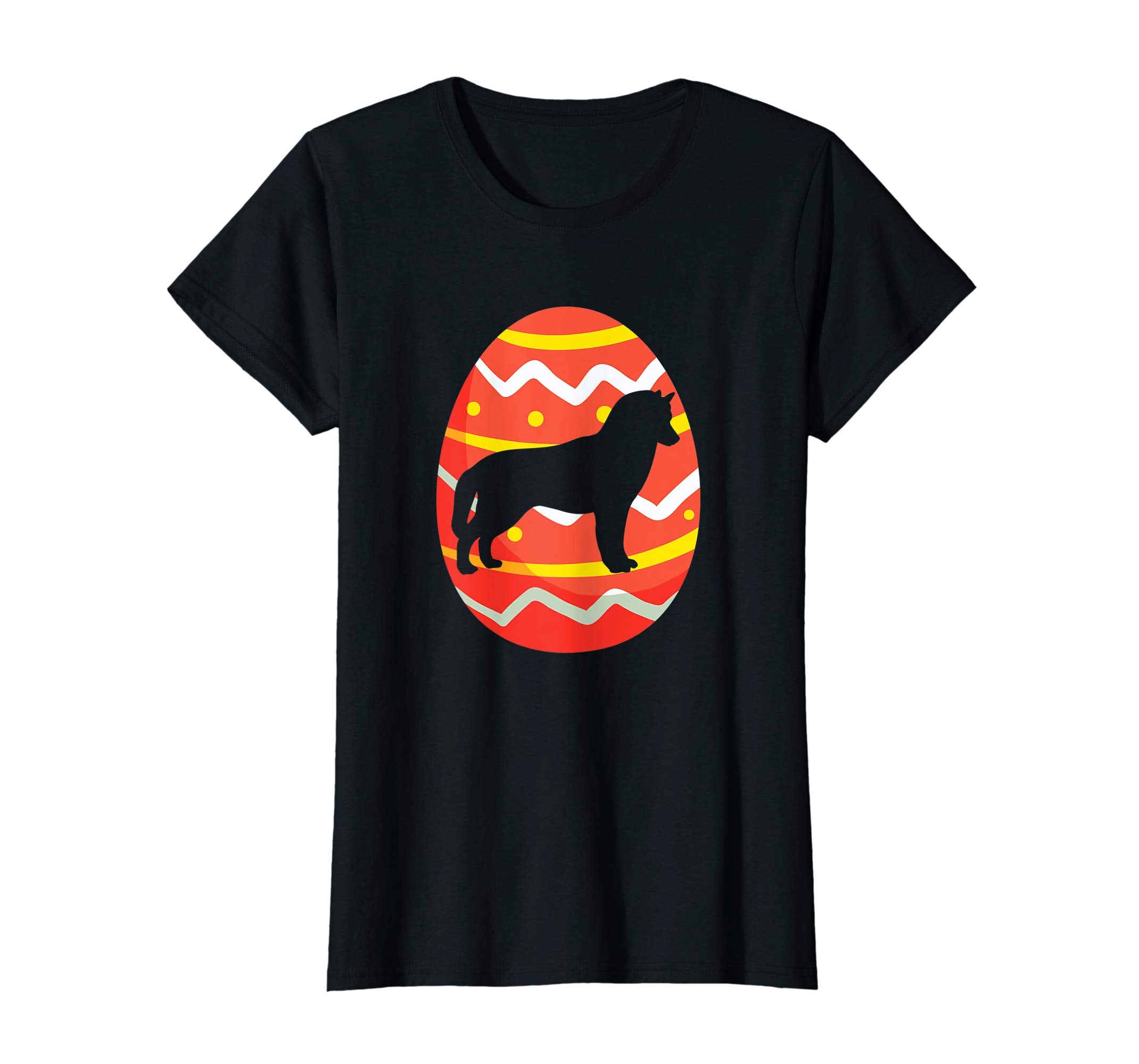 Siberian Husky Easter Bunny Egg T-Shirt Dog Easter Gift