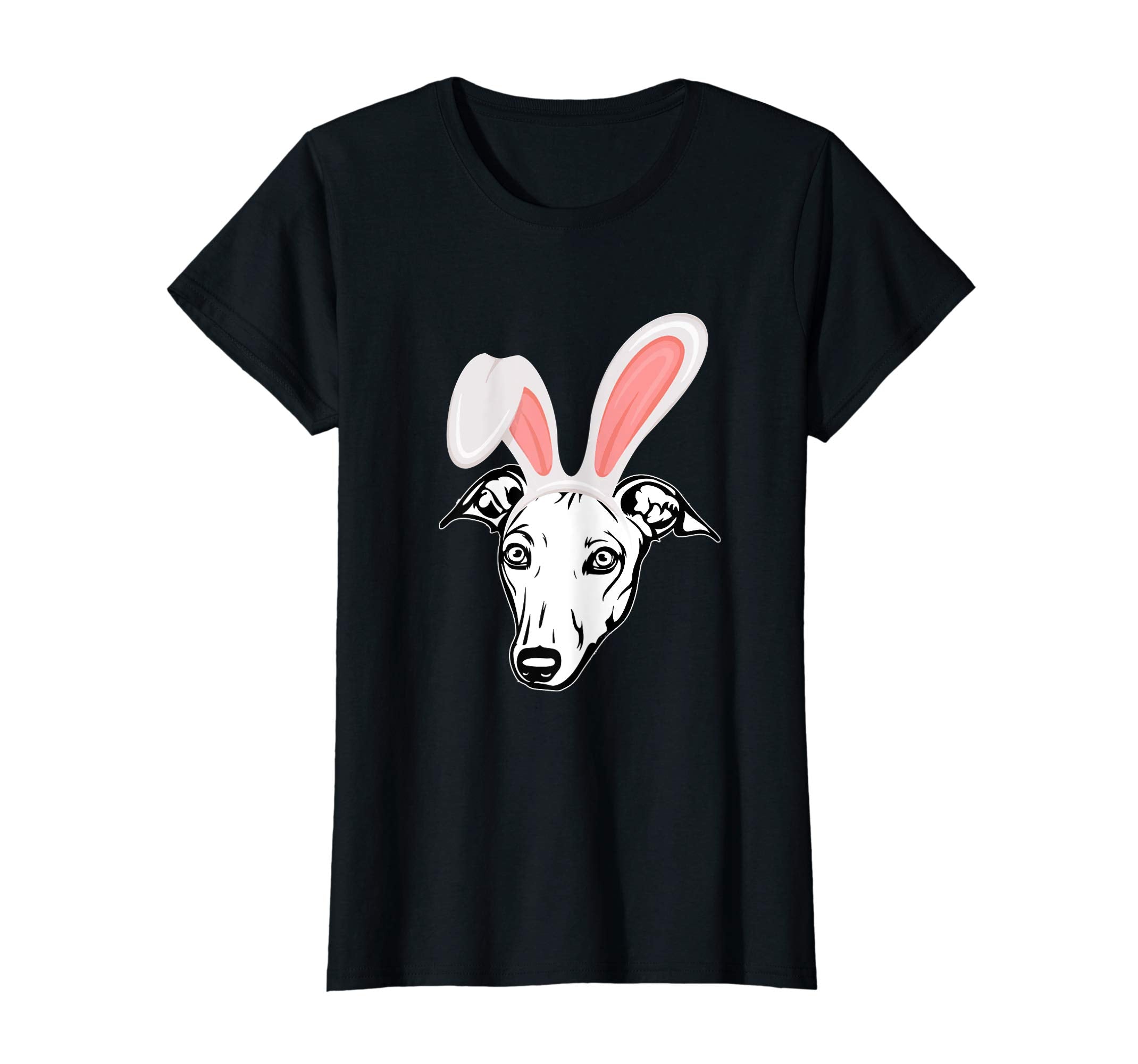 Greyhound Dressed As Easter Bunny With Rabbit Ears T-Shirt