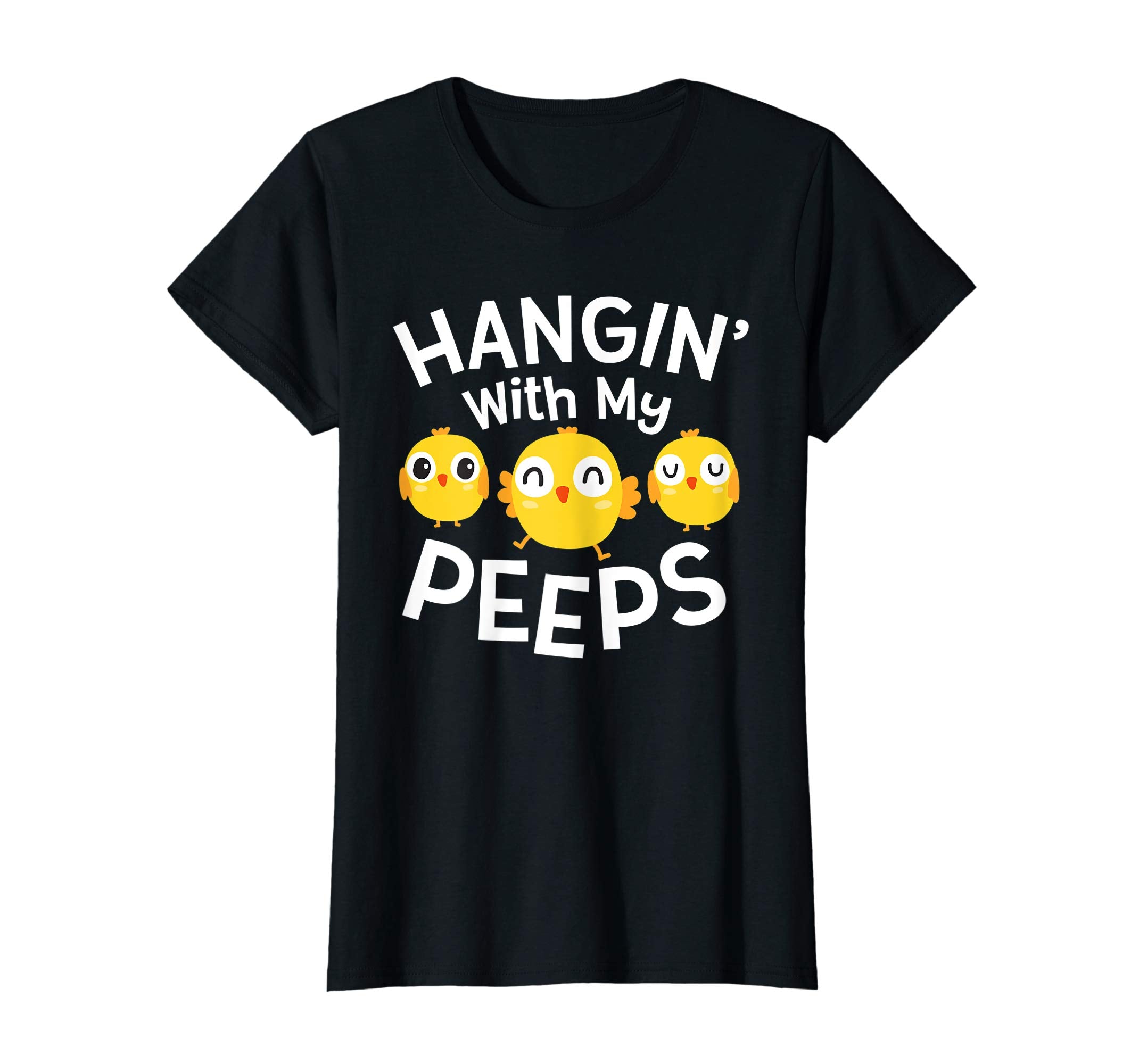 Hanging With My Peeps Happy Easter Kids Boys Girls T Shirt