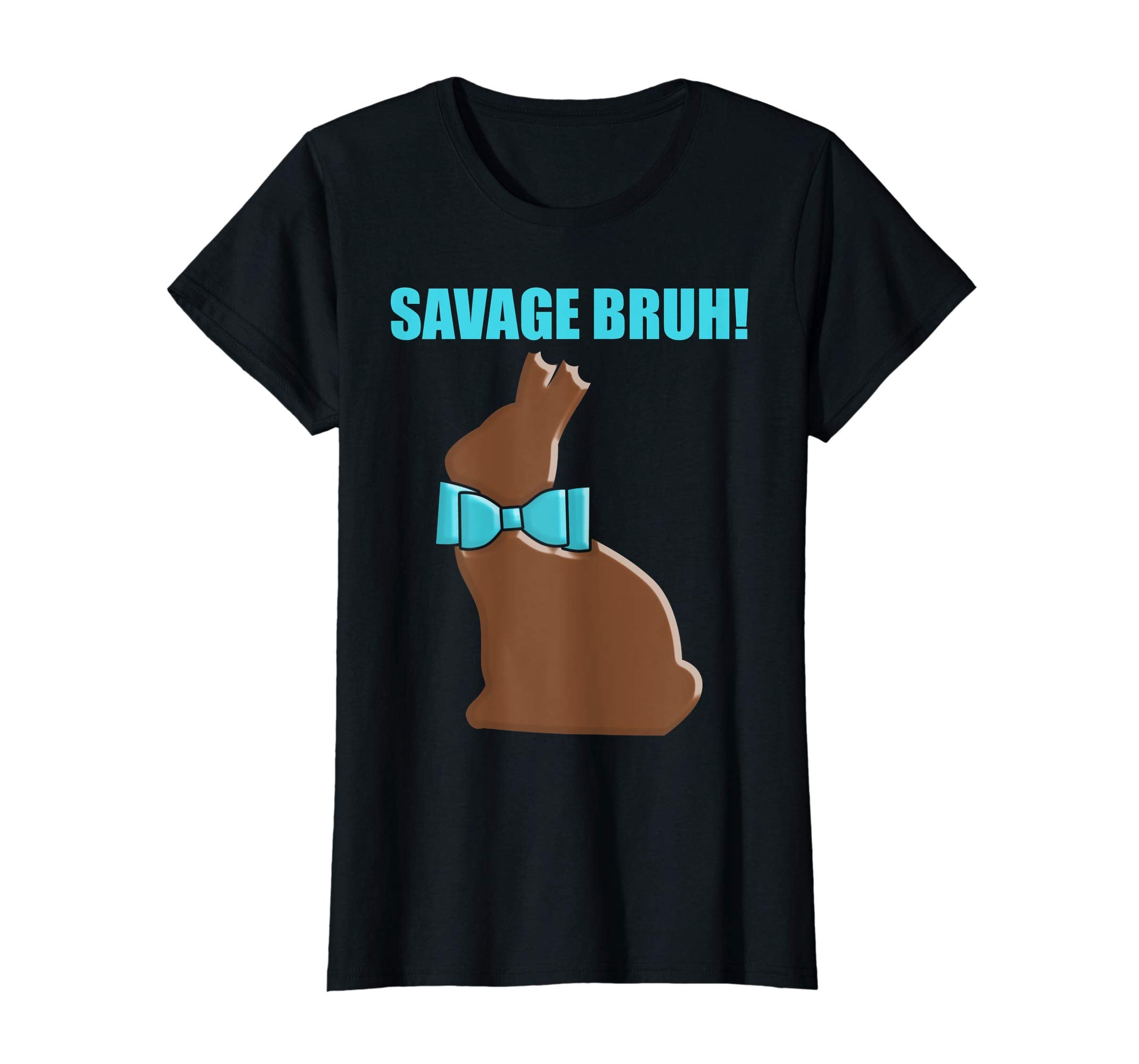 Bruh Funny Easter Meme TShirt Chocolate Easter Bunny Savage