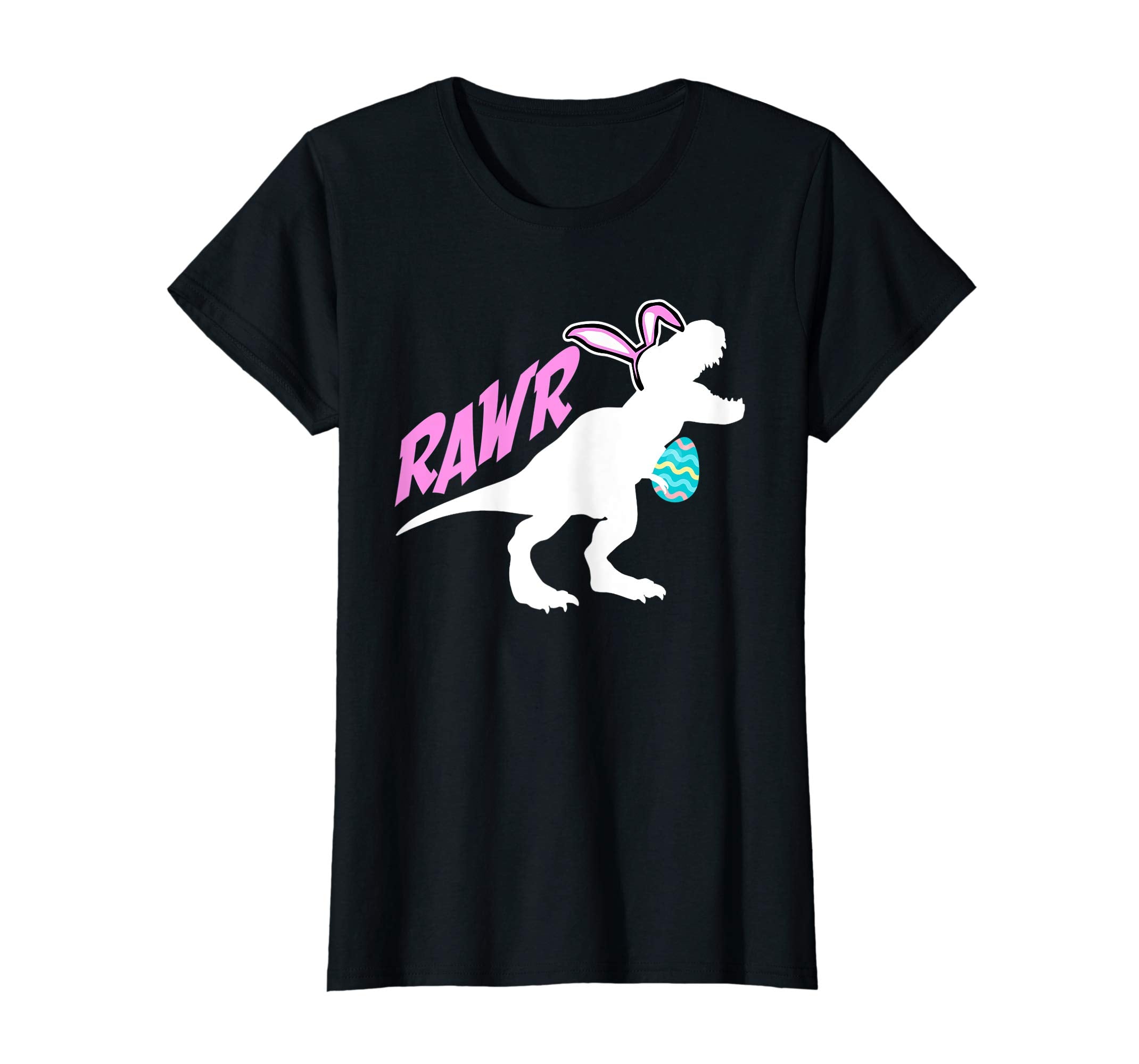 Rawr Easter Bunny Dinosaur T-Rex With Egg Easter T-Shirt