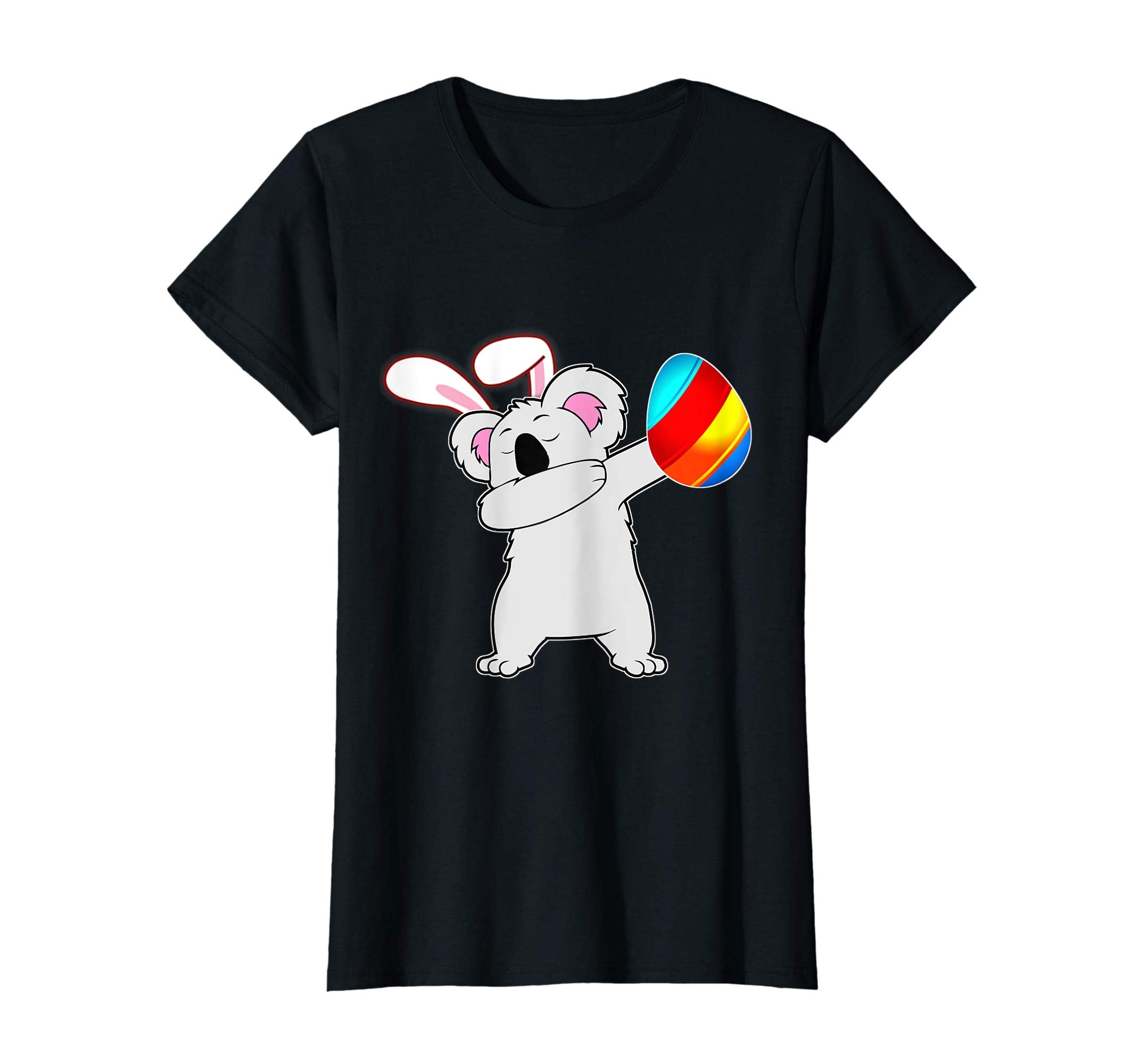 Easter Bunny Dabbing Koala Bear Tshirt Egg Ears Animal Gift