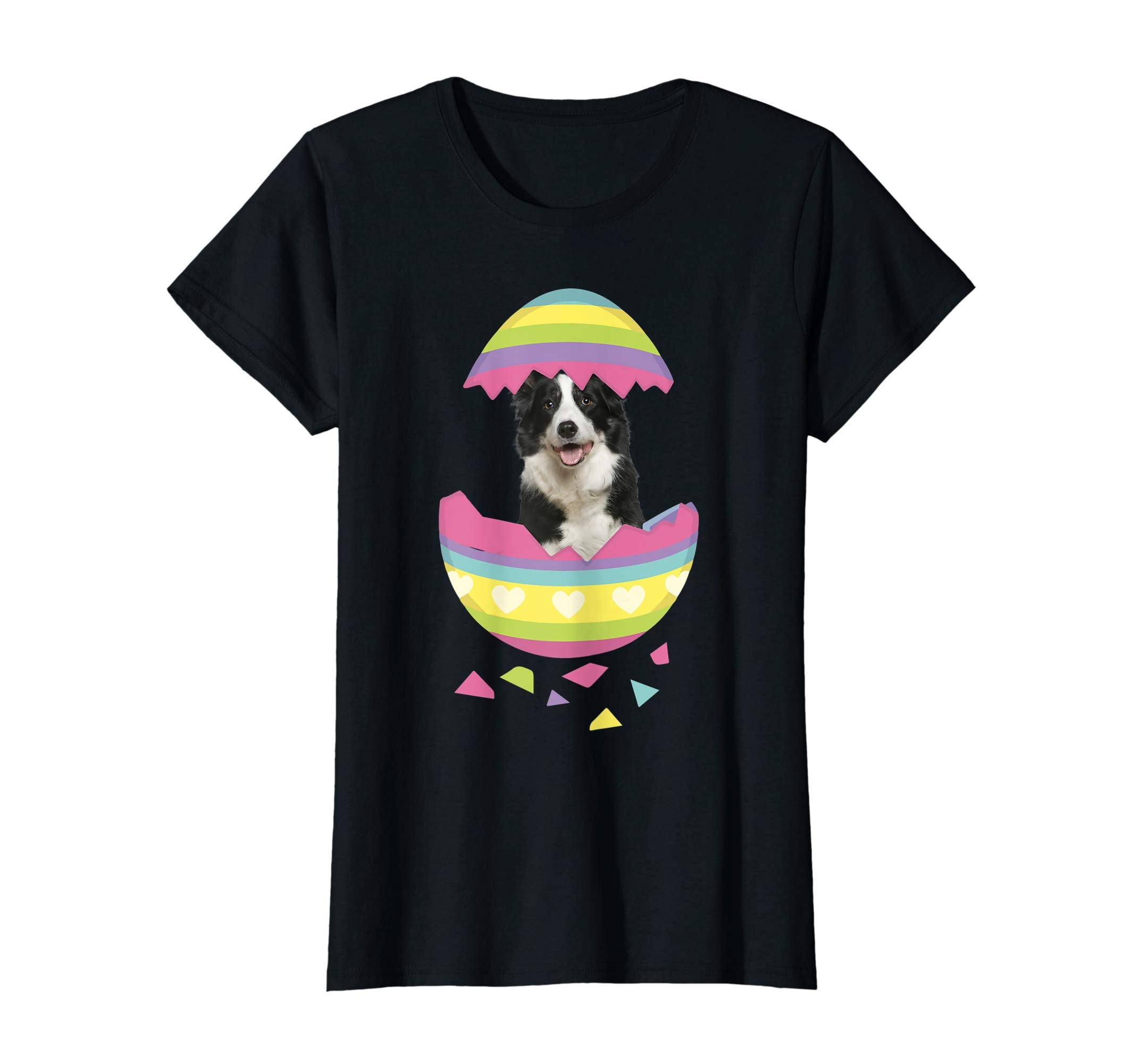Border Collie Easter Egg T-Shirt Dog Lover