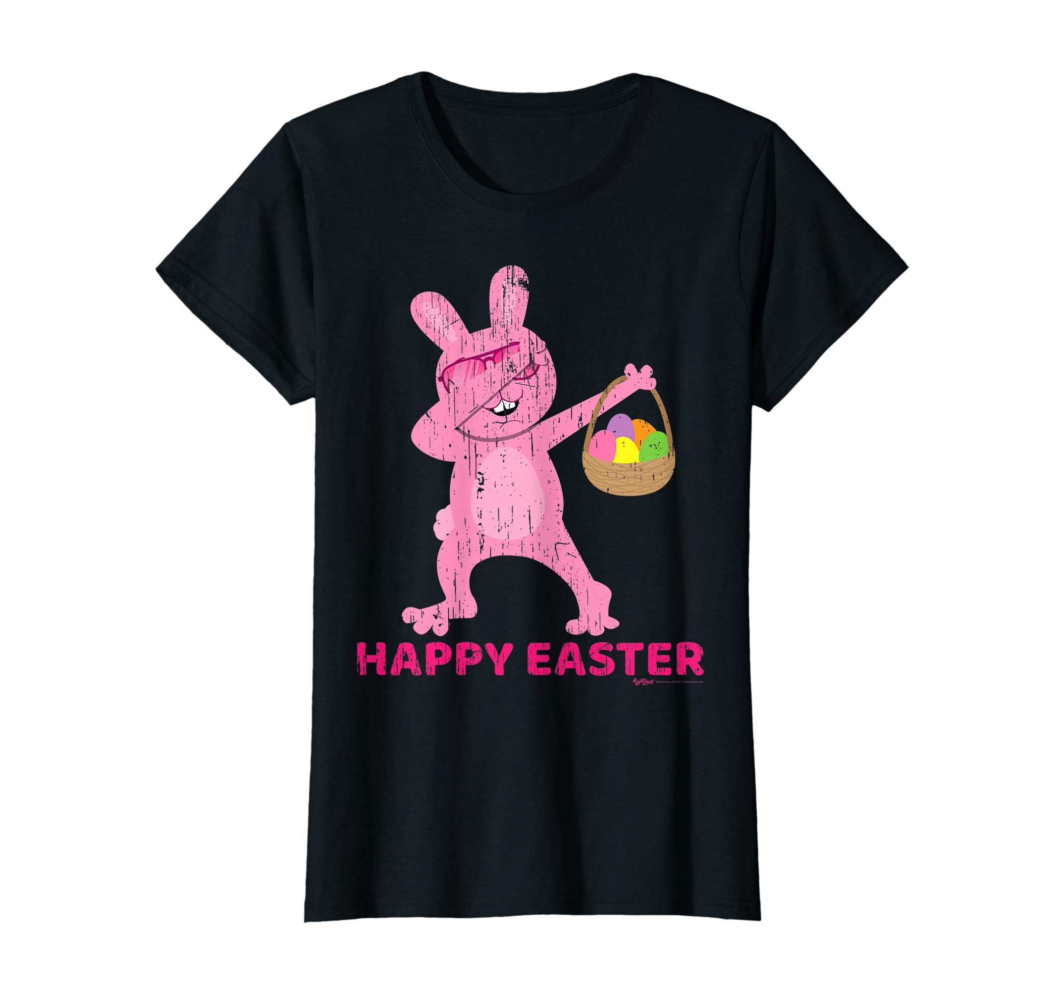 Vintage Happy Easter Bunny Dab Dance T Shirt