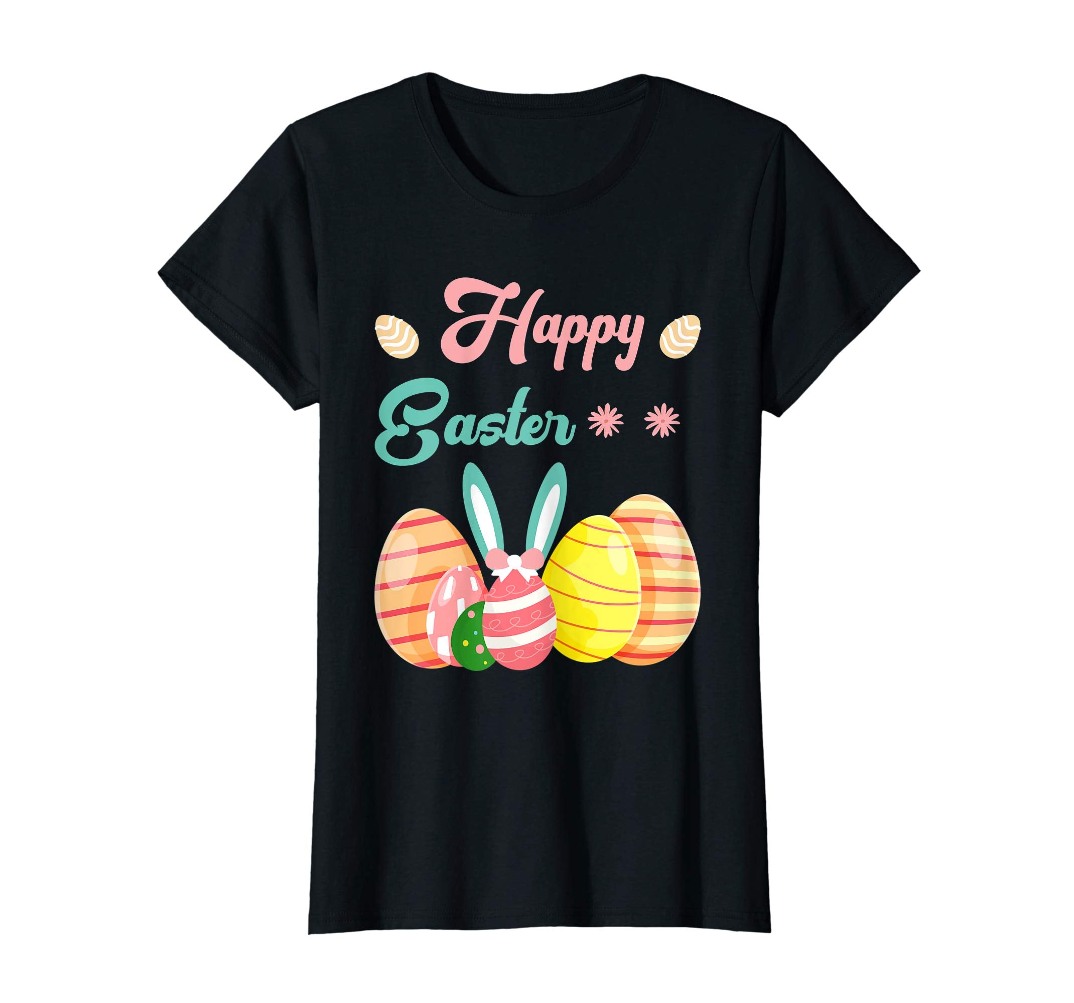 Happy Easter T-Shirt Colorful Eggs Tee