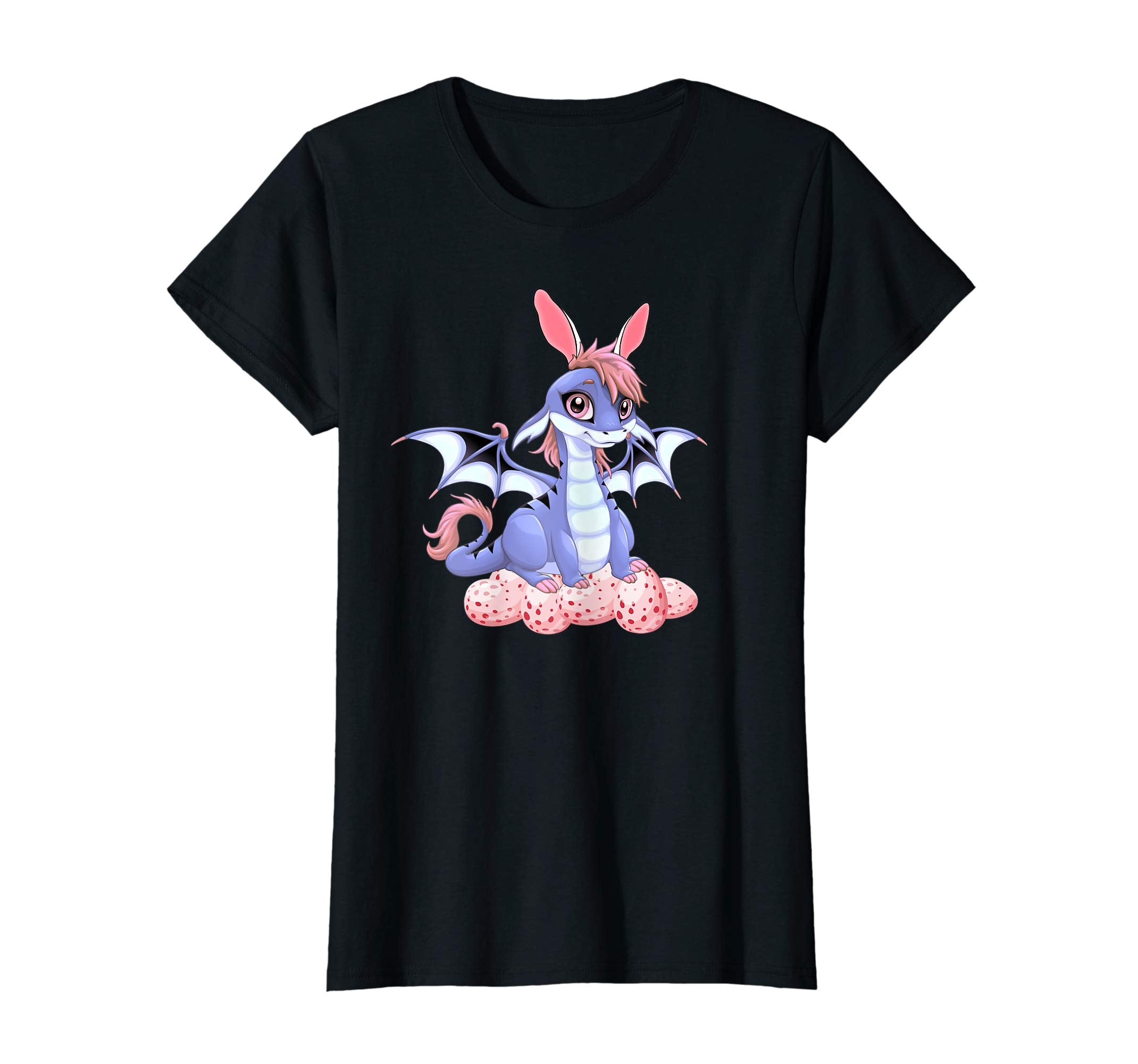 Cute Anime Dragon Bunny Easter Shirt Toddler Girl Boy Women