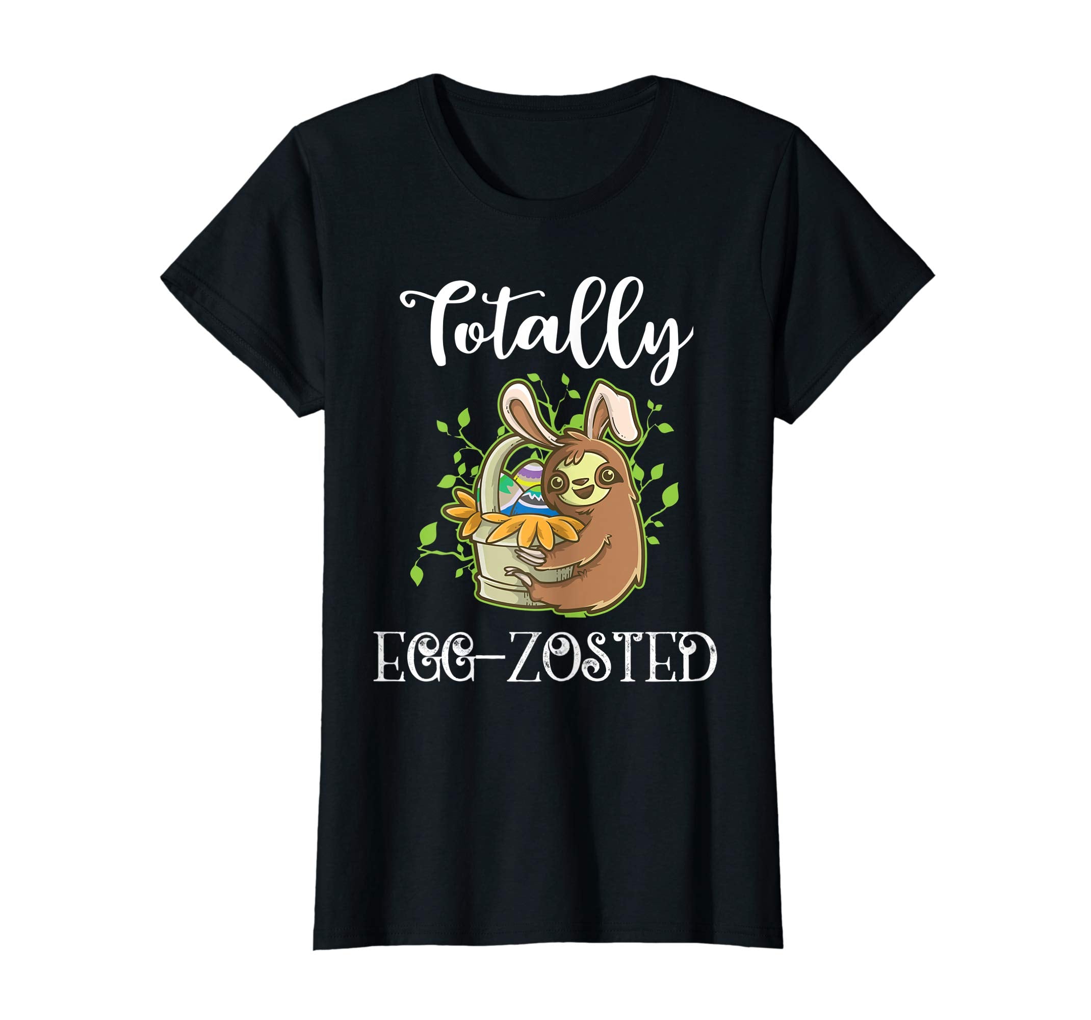 Kids Sloth Easter Eggzosted T Shirt Funny Gift Idea Boy Girl