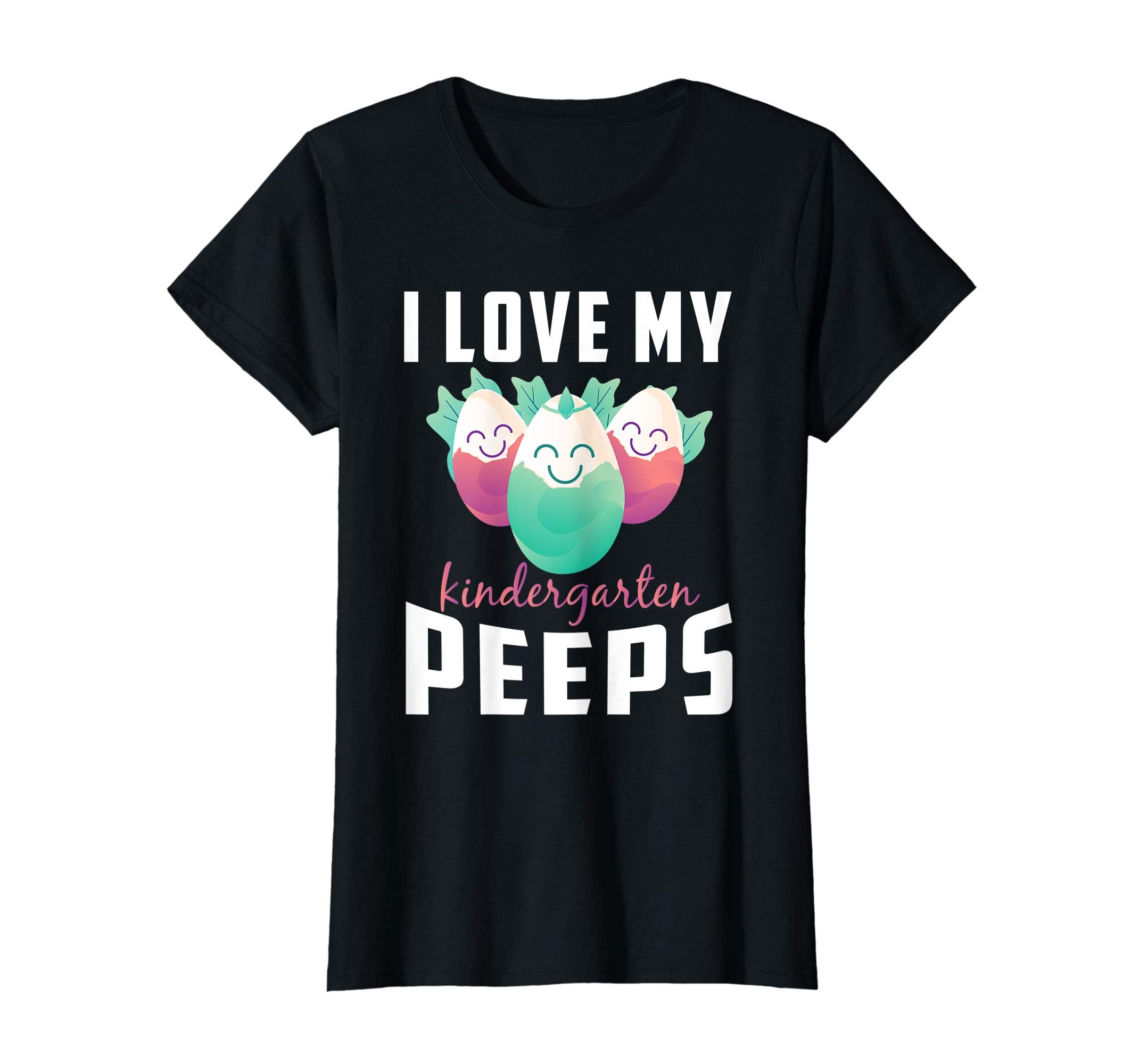 I Love My Kindergarten Peeps Teacher Easter Day T-Shirt