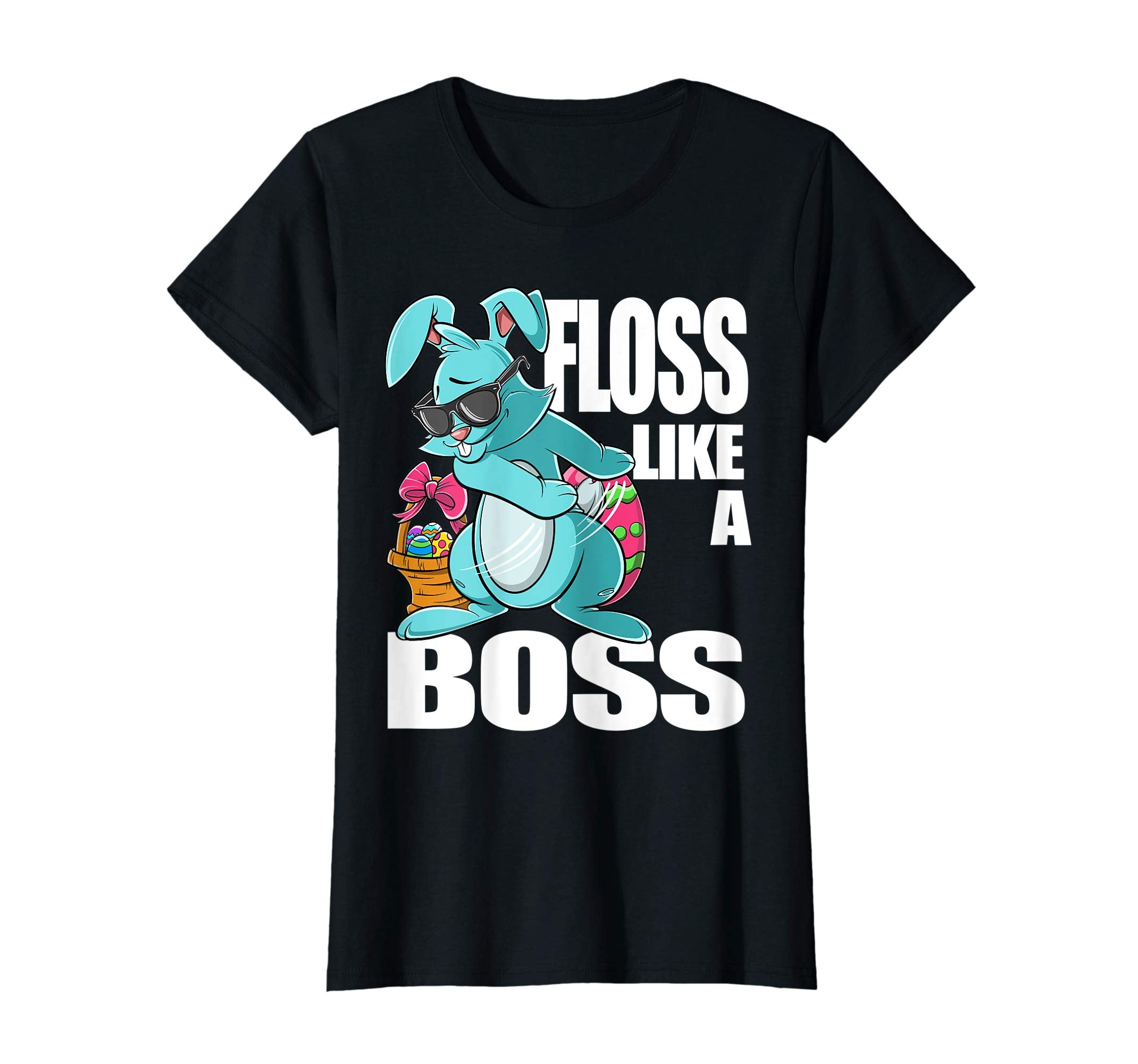Flossing Bunny Easter Shirt for Boys Girls Floss Like a Boss