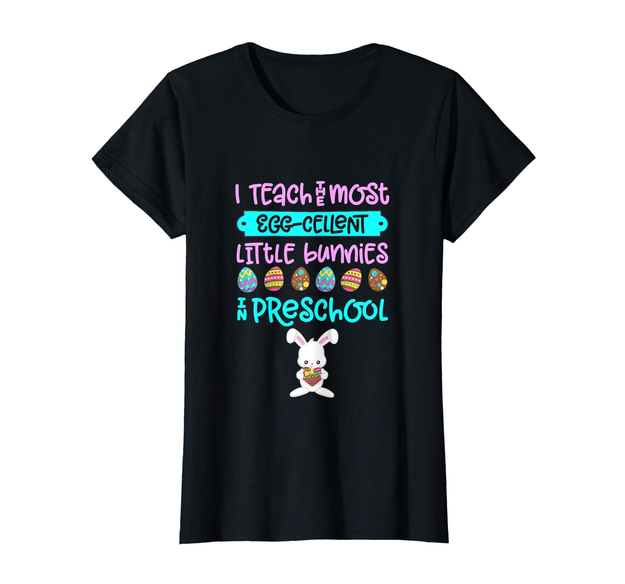 Easter Shirt Teacher Gift Teach Bunny Preschool Pre-K Tshirt