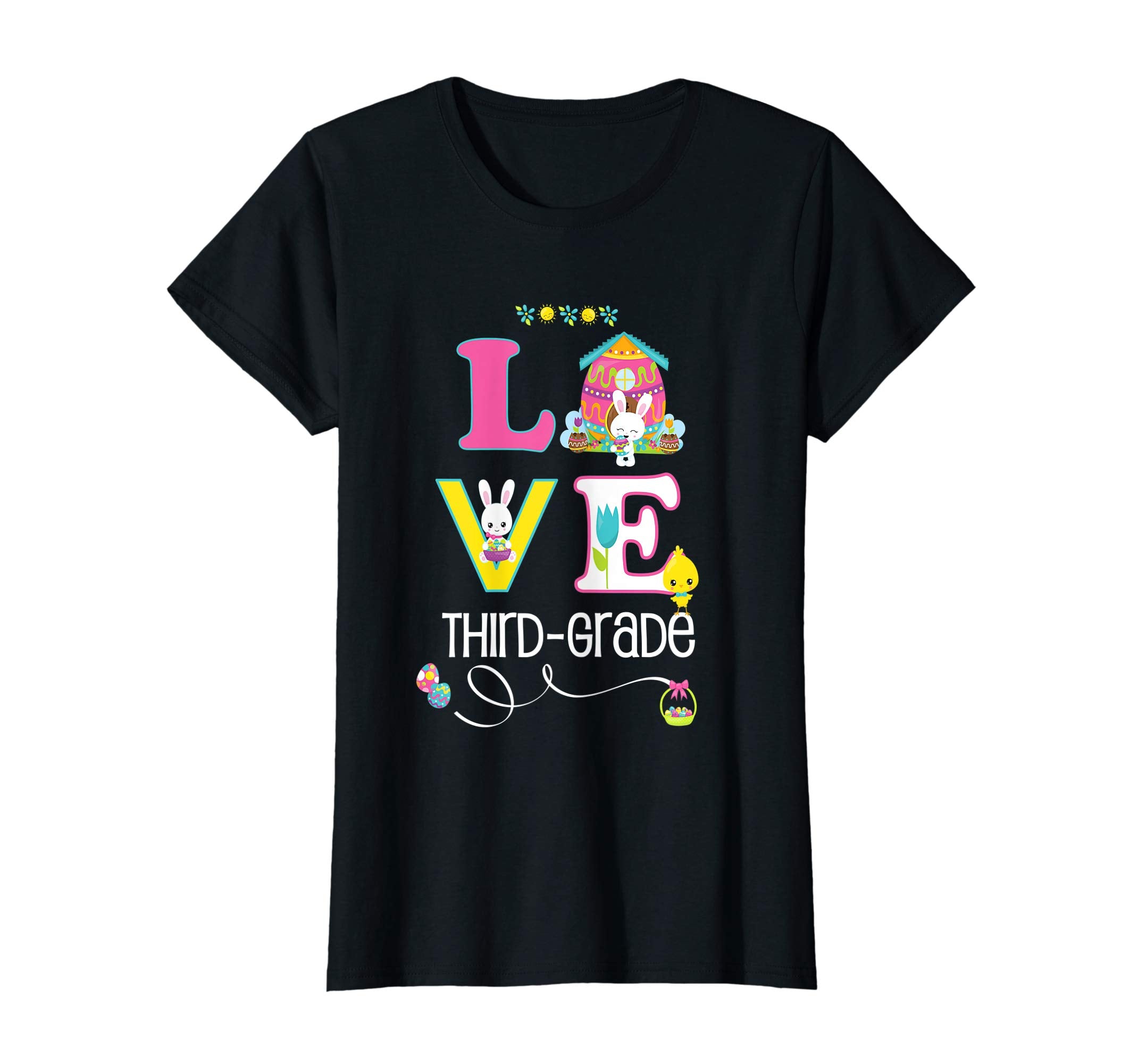 Easter Third Grade School Teacher &amp; Students Cute Love Shirt