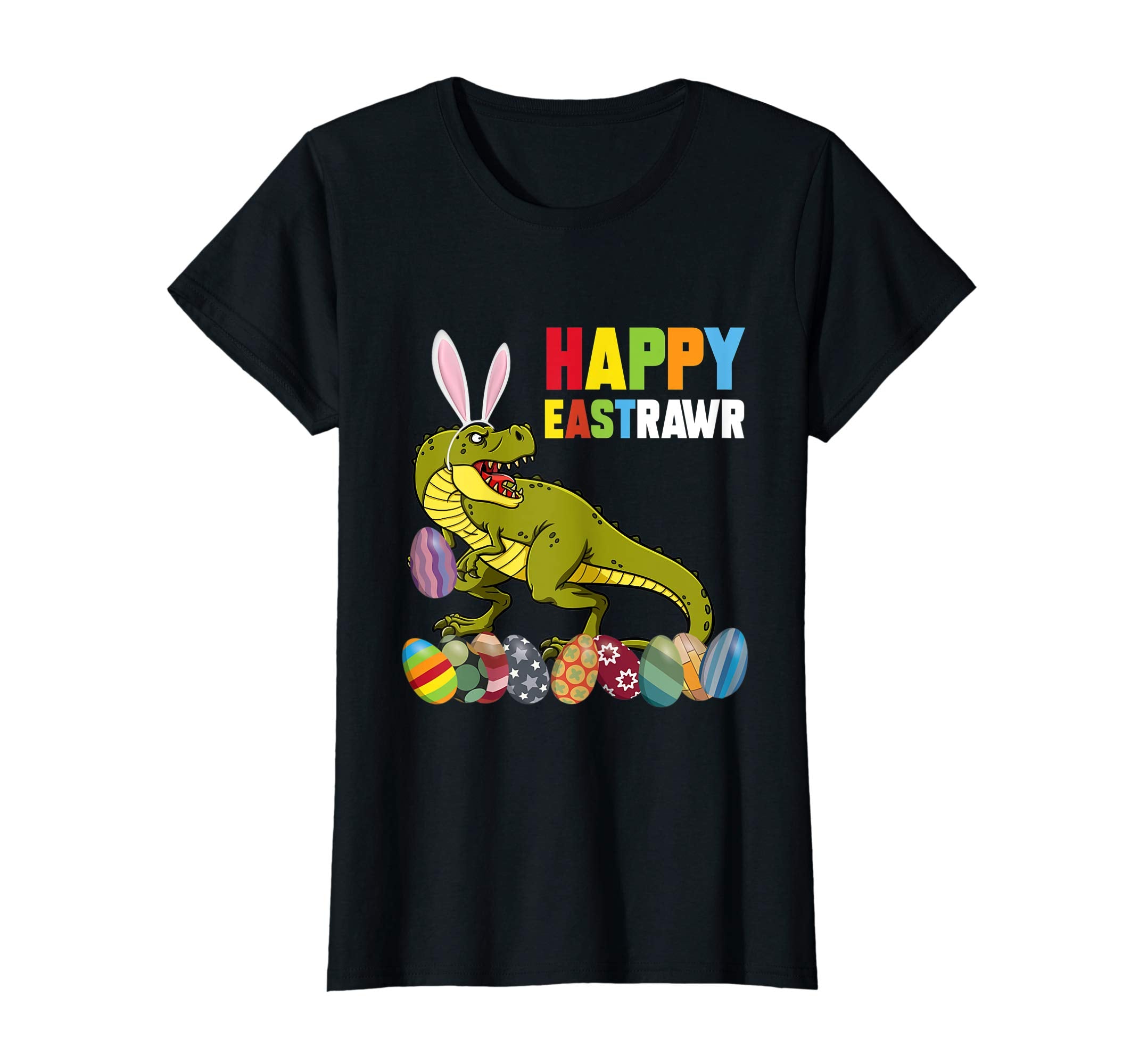 Rex Dinosaur Easter Happy Eastrawr Bunny Egg T-shirt