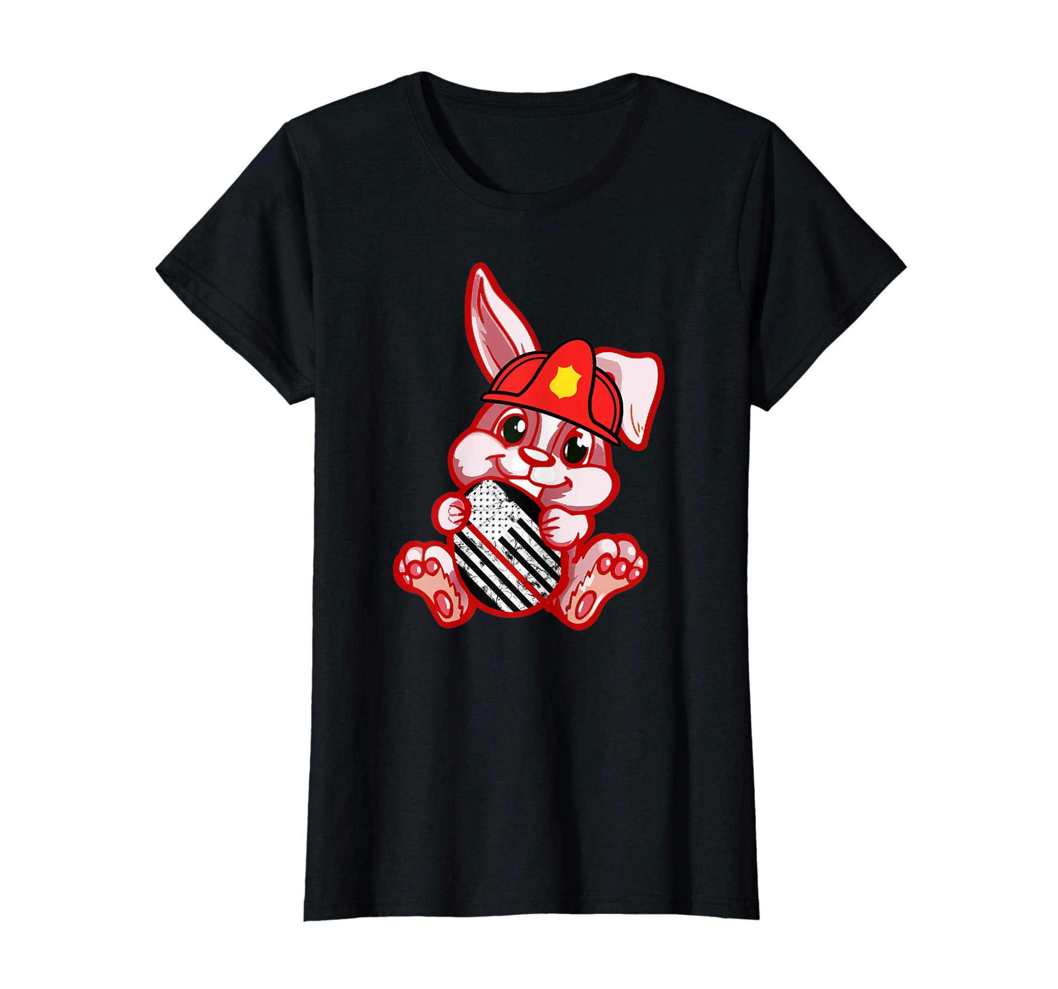 Womens Firefighter Easter Shirt