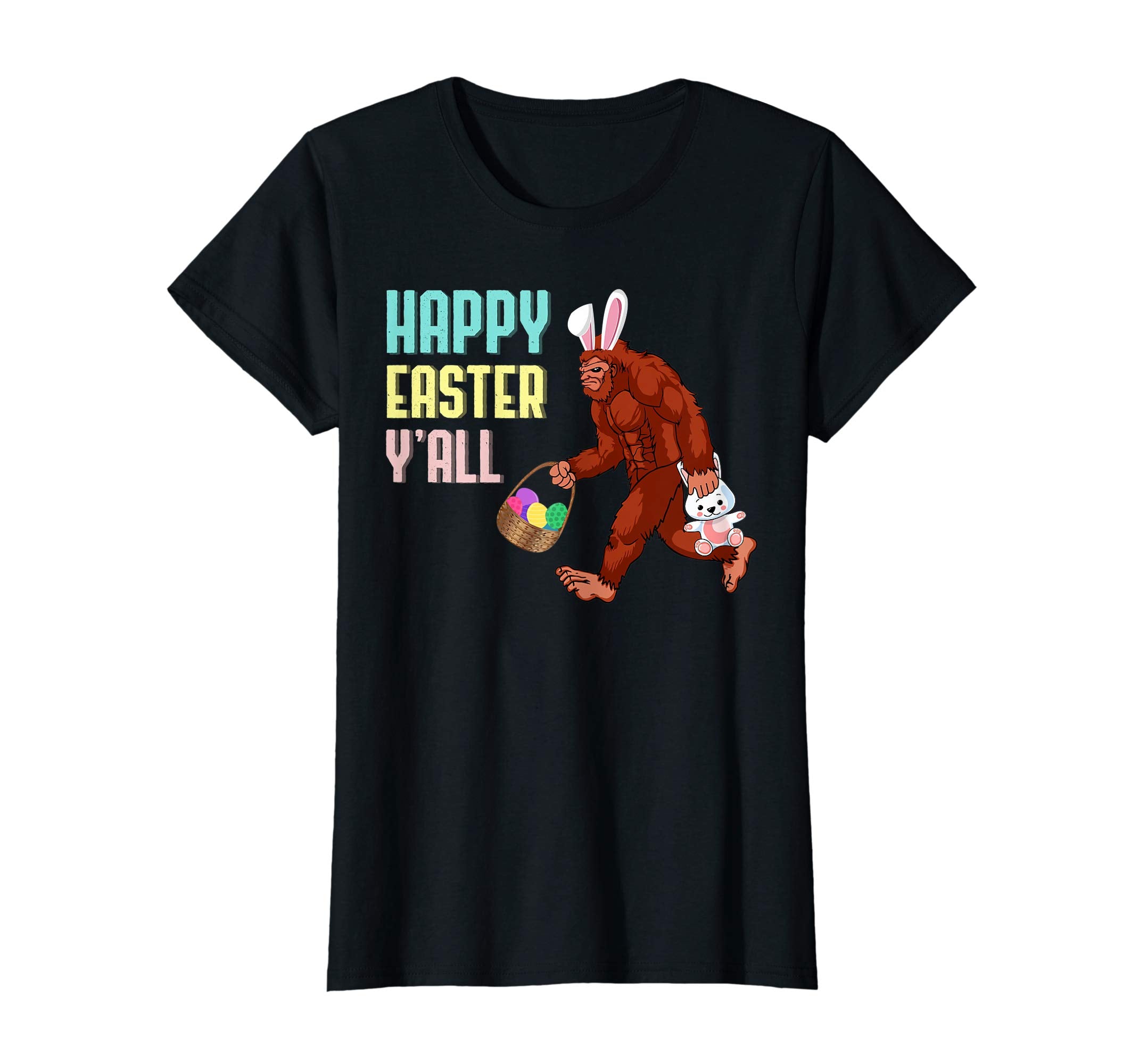 Easter Bigfoot Sasquatch Shirt Bunny Egg Hunting Gift Tee