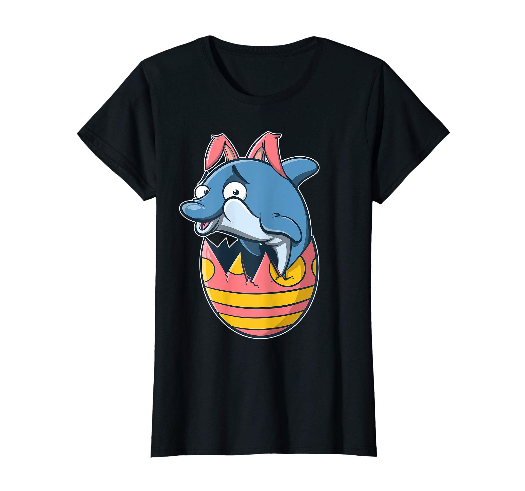 Dolphin Bunny Easter T Shirt for Boys, Girls, &amp; Adults