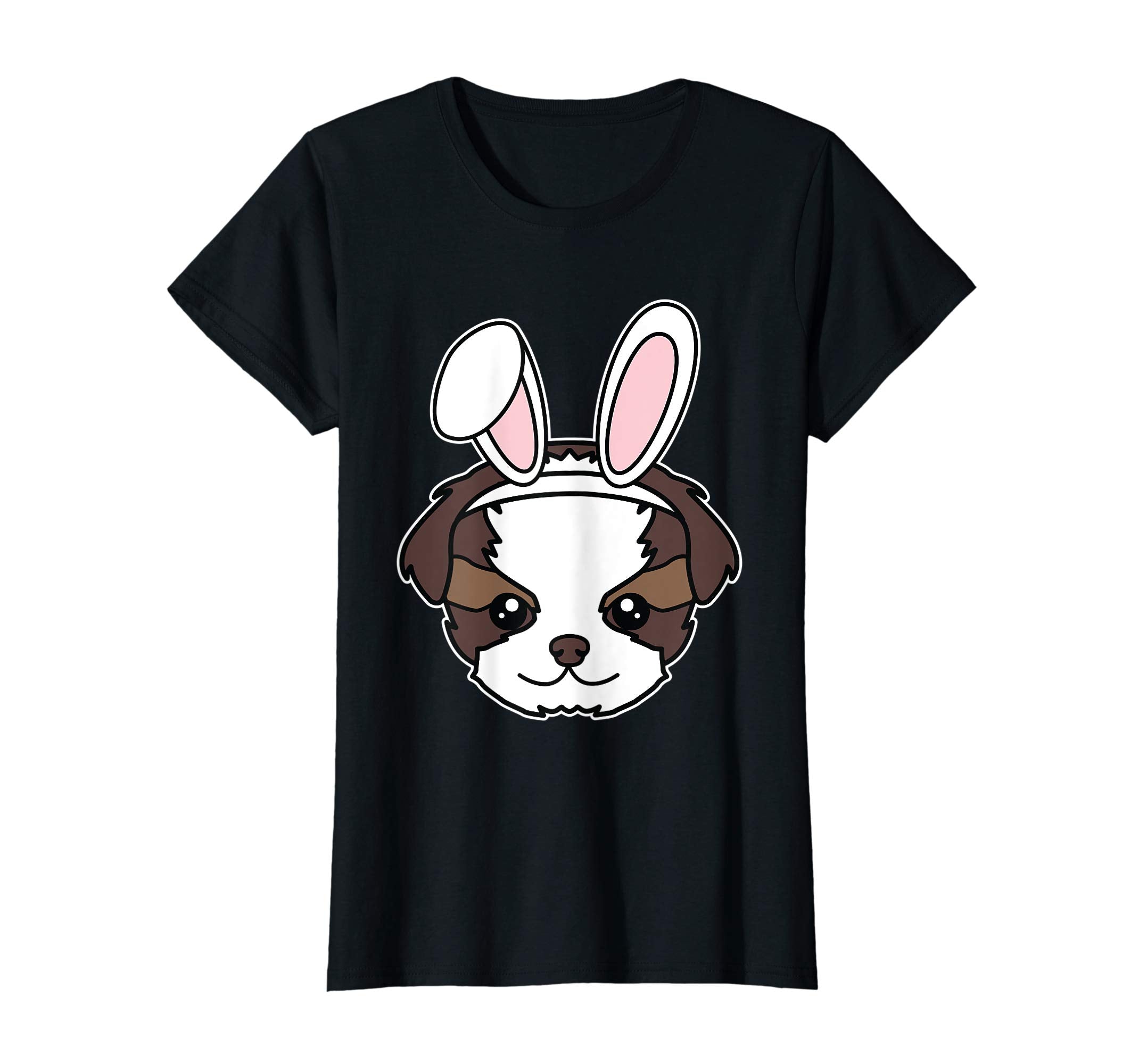 Shih Tzu Dog Happy Easter Bunny T Shirt Gift for Easter