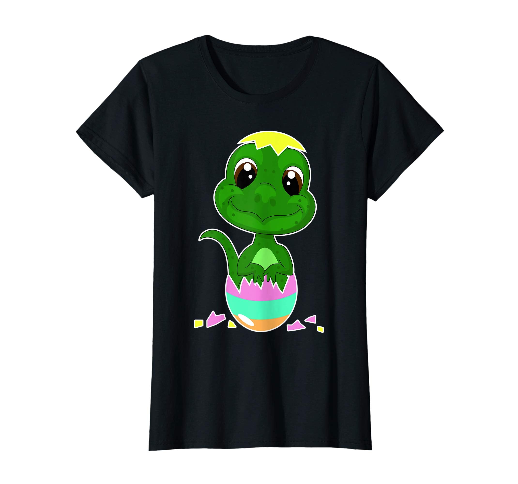 Dinosaur T-Shirt Easter Eggs Bunny Eggs Easter Dino Cartoon