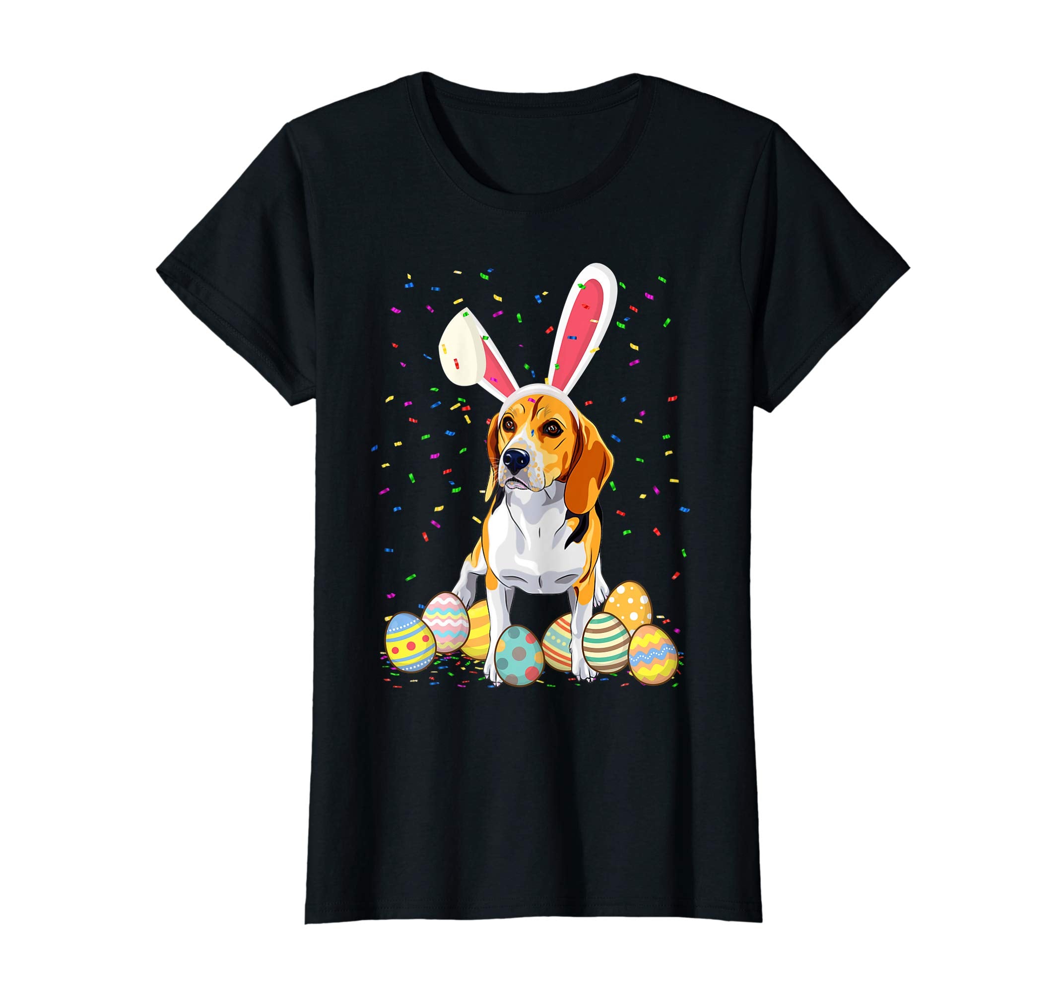 Beagle Dog Ear Easter Eggs Shirt Happy Easter Day Tee Gift