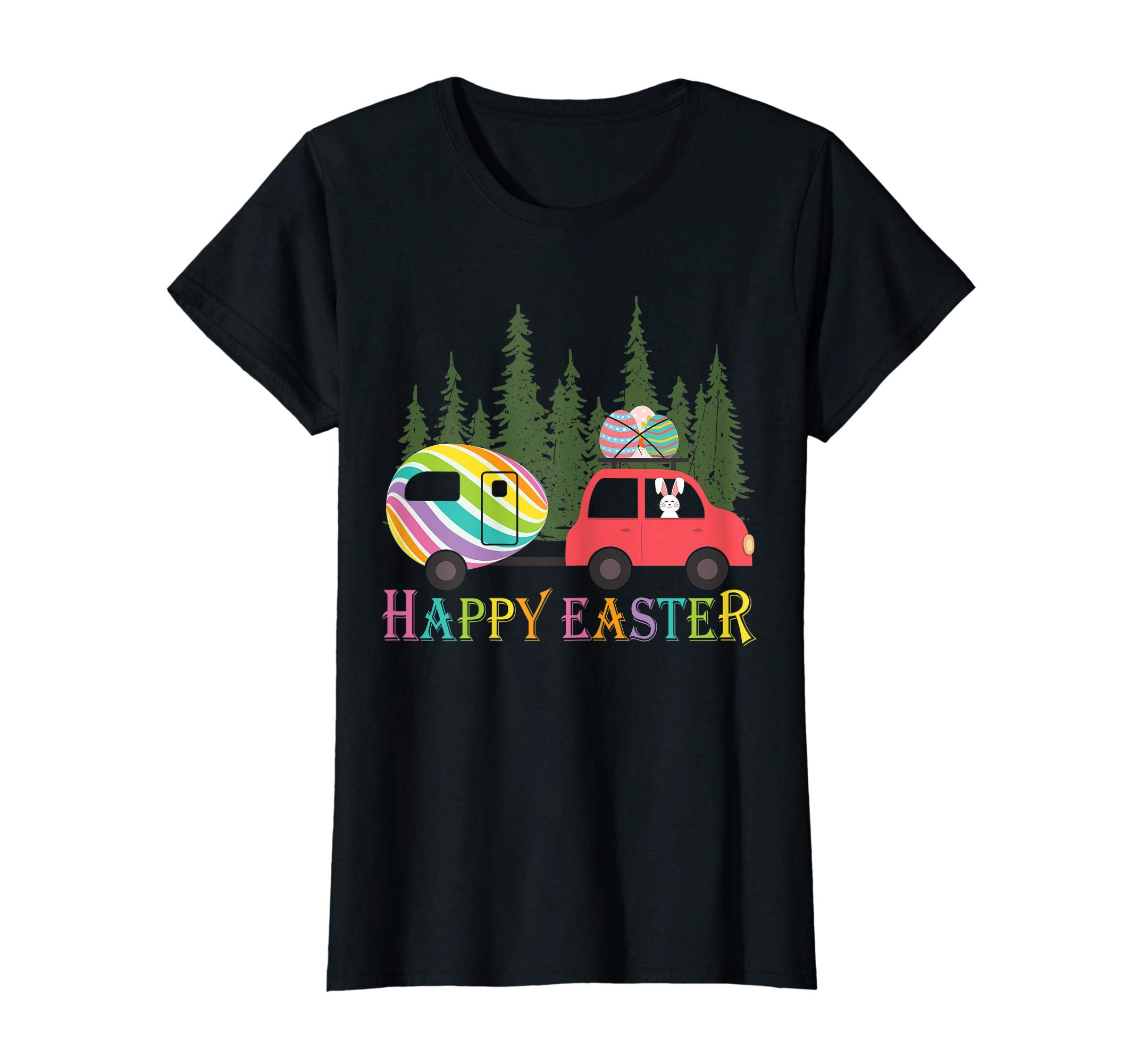 Camping shirt Happy Easter Day Bunny eggs for men women kid