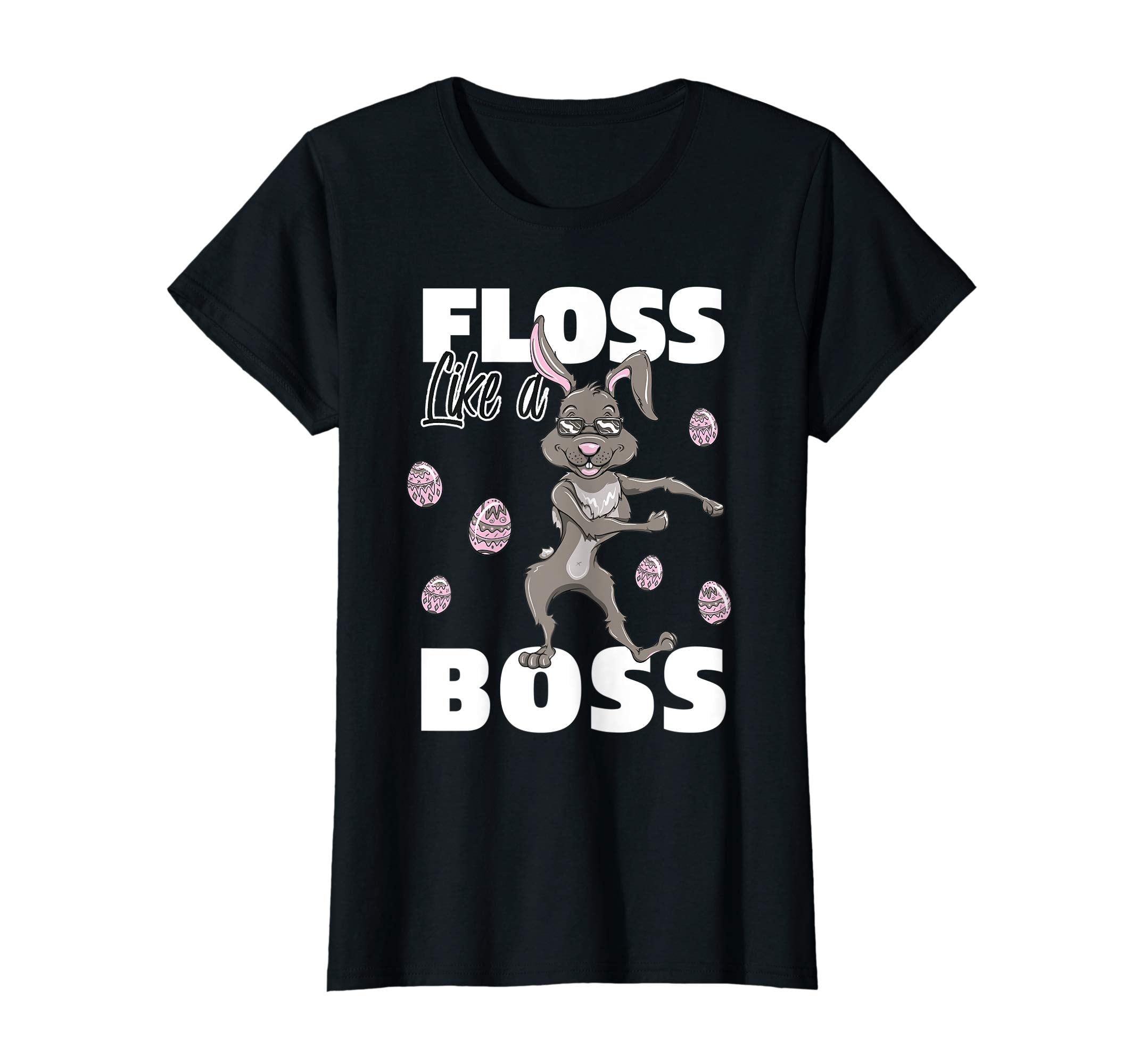 Boys Flossing Easter Bunny T-Shirt Kids Floss Like A Boss
