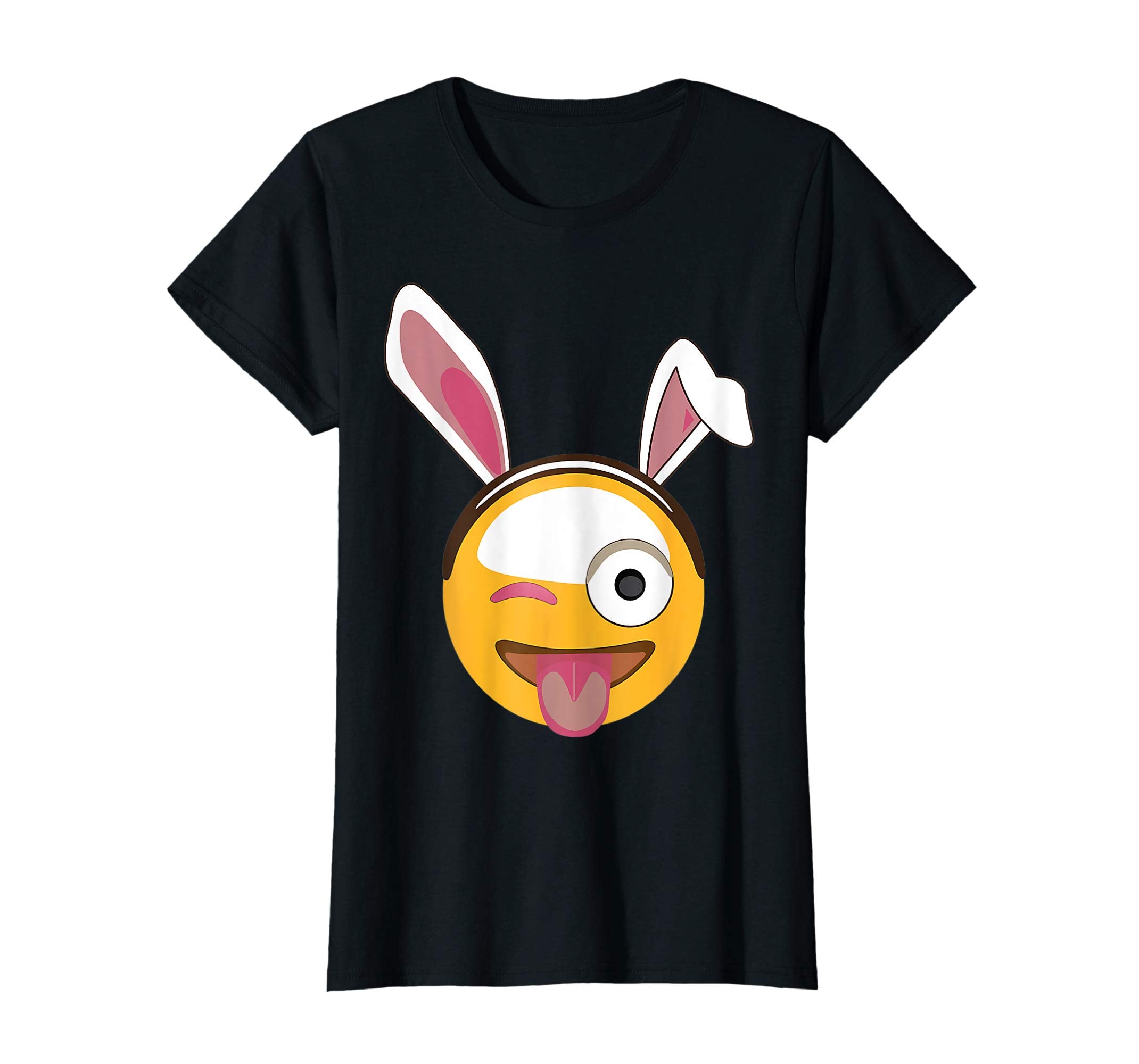 Big Smile Bunny Rabbit Emotion Face Happy Easter Day Shirt