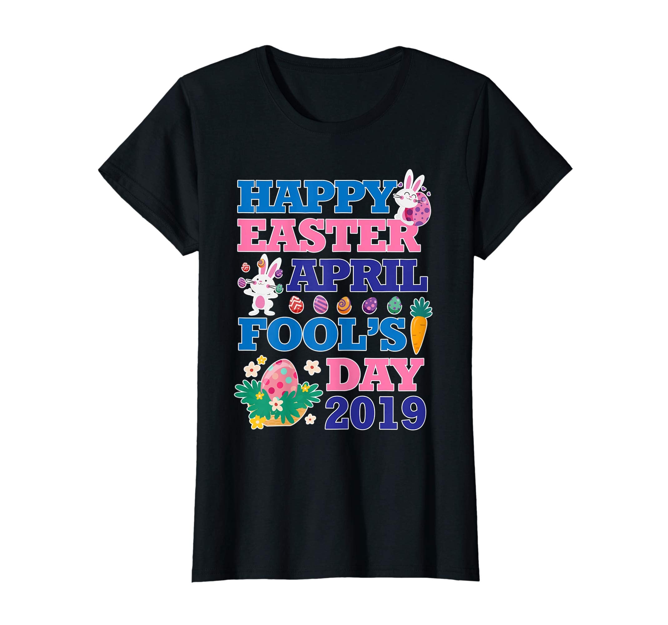 Bunny &amp; Carrot Easter Egg Happy Easter April Fool's Day 2019