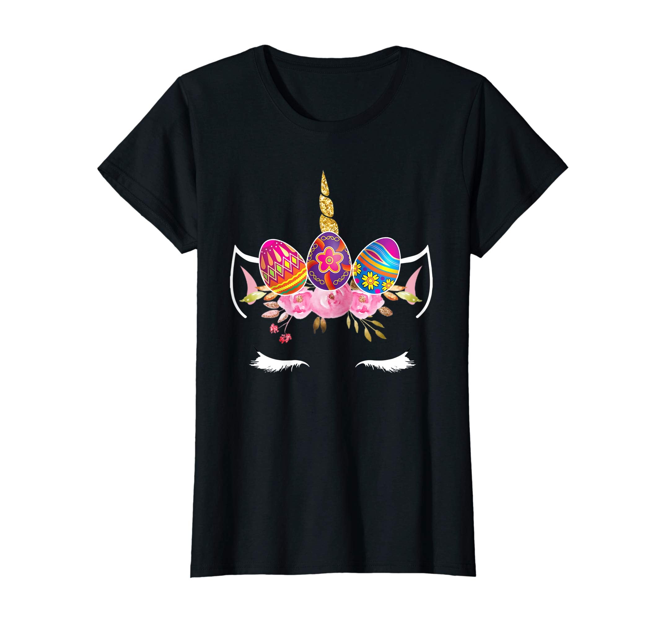 Unicorn and Eggs Happy Easter 2019 Shirt Gift Girl Kid Women