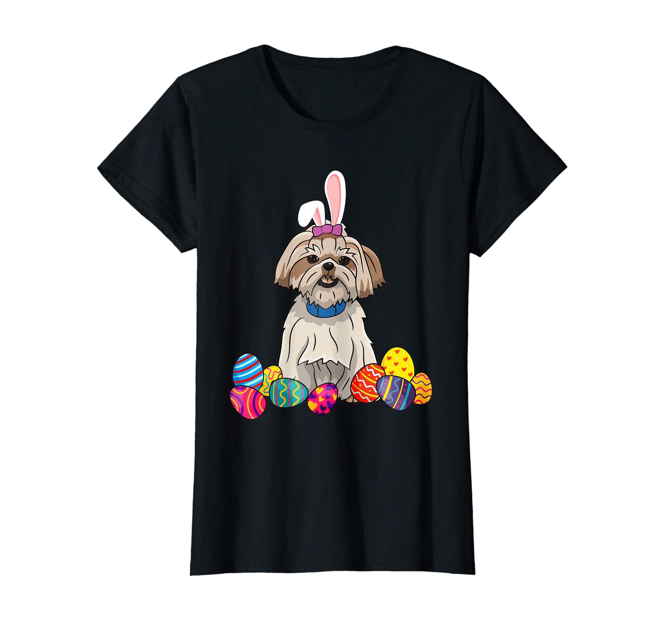 Shih Tzu Bunny Ear With Egg Easter Easter Day Shirt