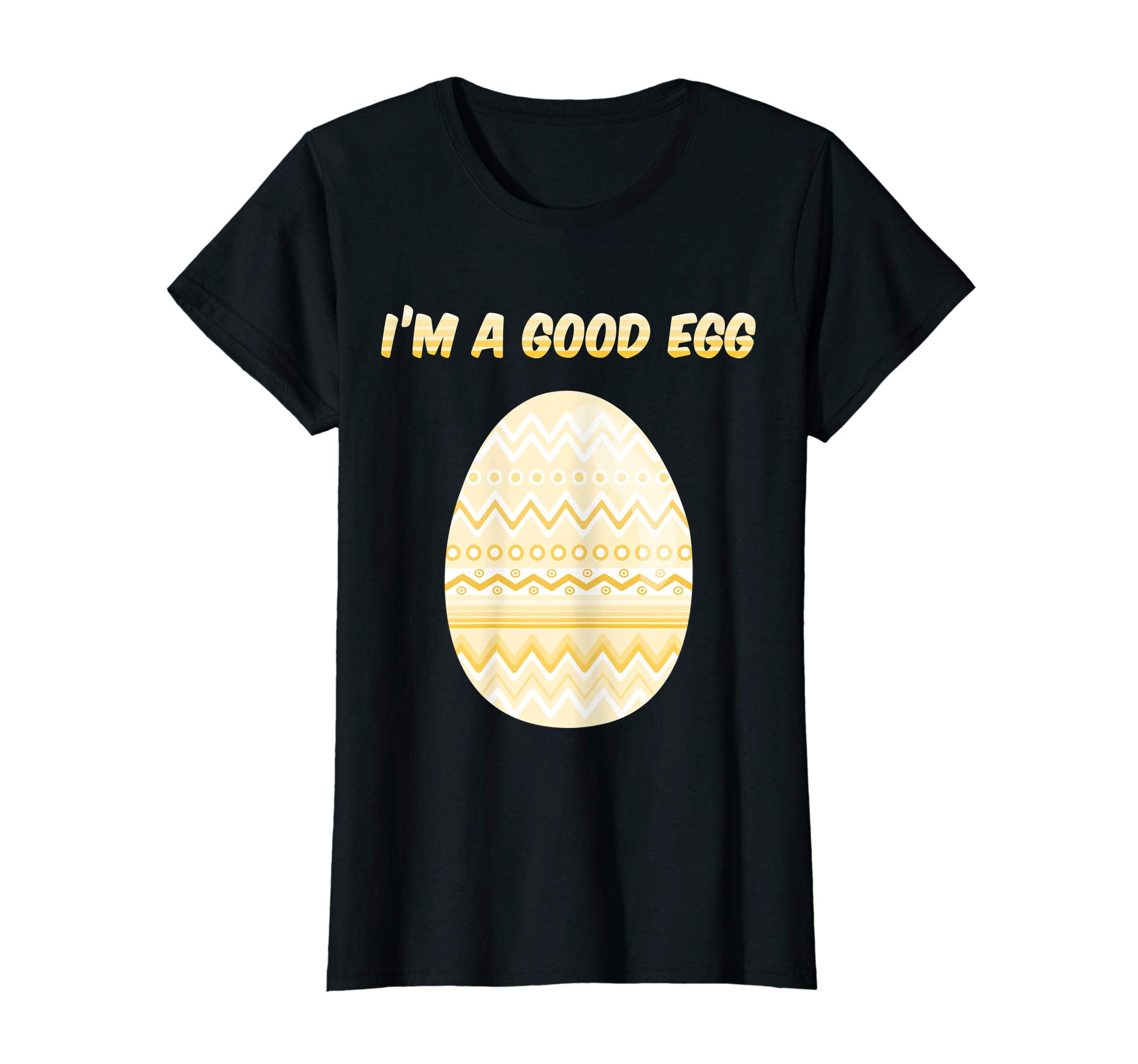 I'm a Good Egg Funny Easter Egg Tshirt Yellow