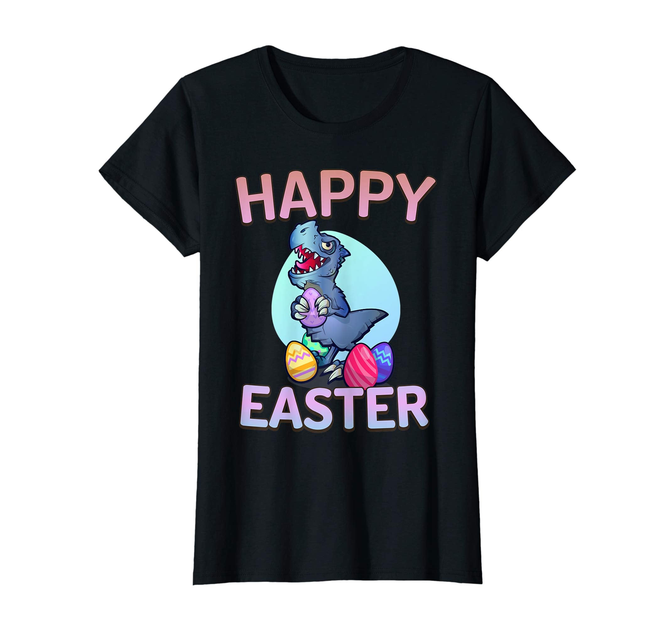 Happy Easter Dinosaur T-Rex Eggs Gift T Shirt boys girls