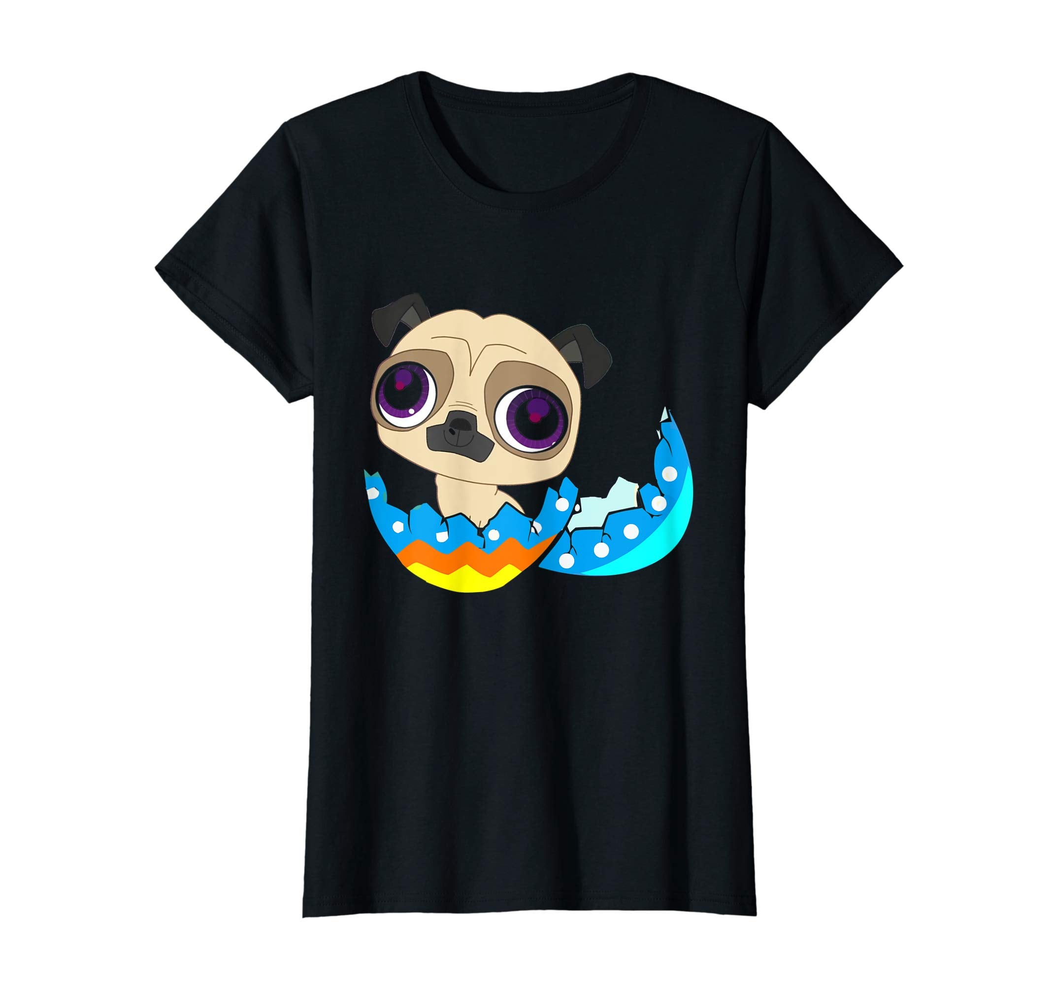 Easter Pug Shirt Pug and Egg Shirt Gift