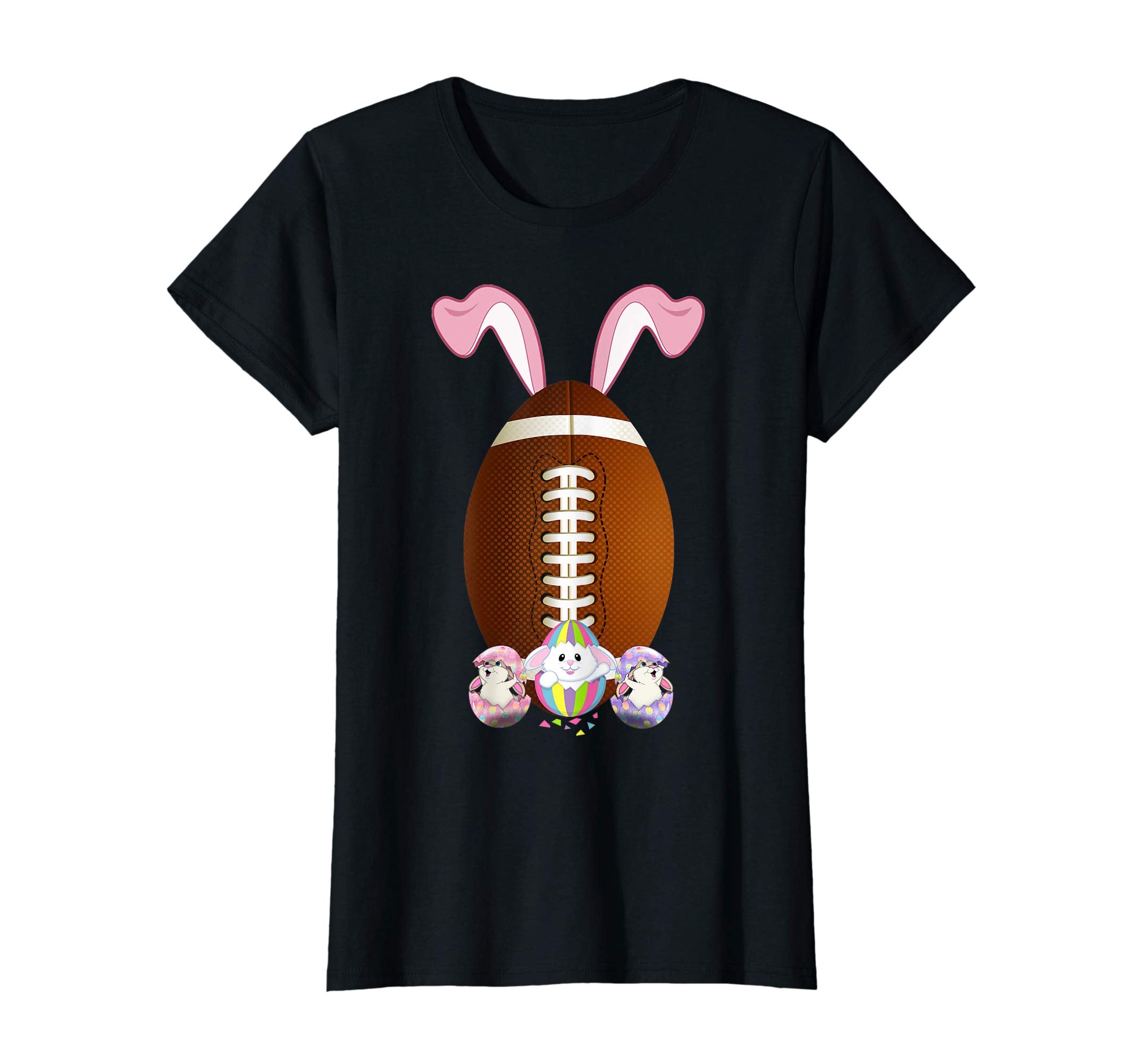 Football Easter Bunny Egg T-Shirt Funny For Men Women