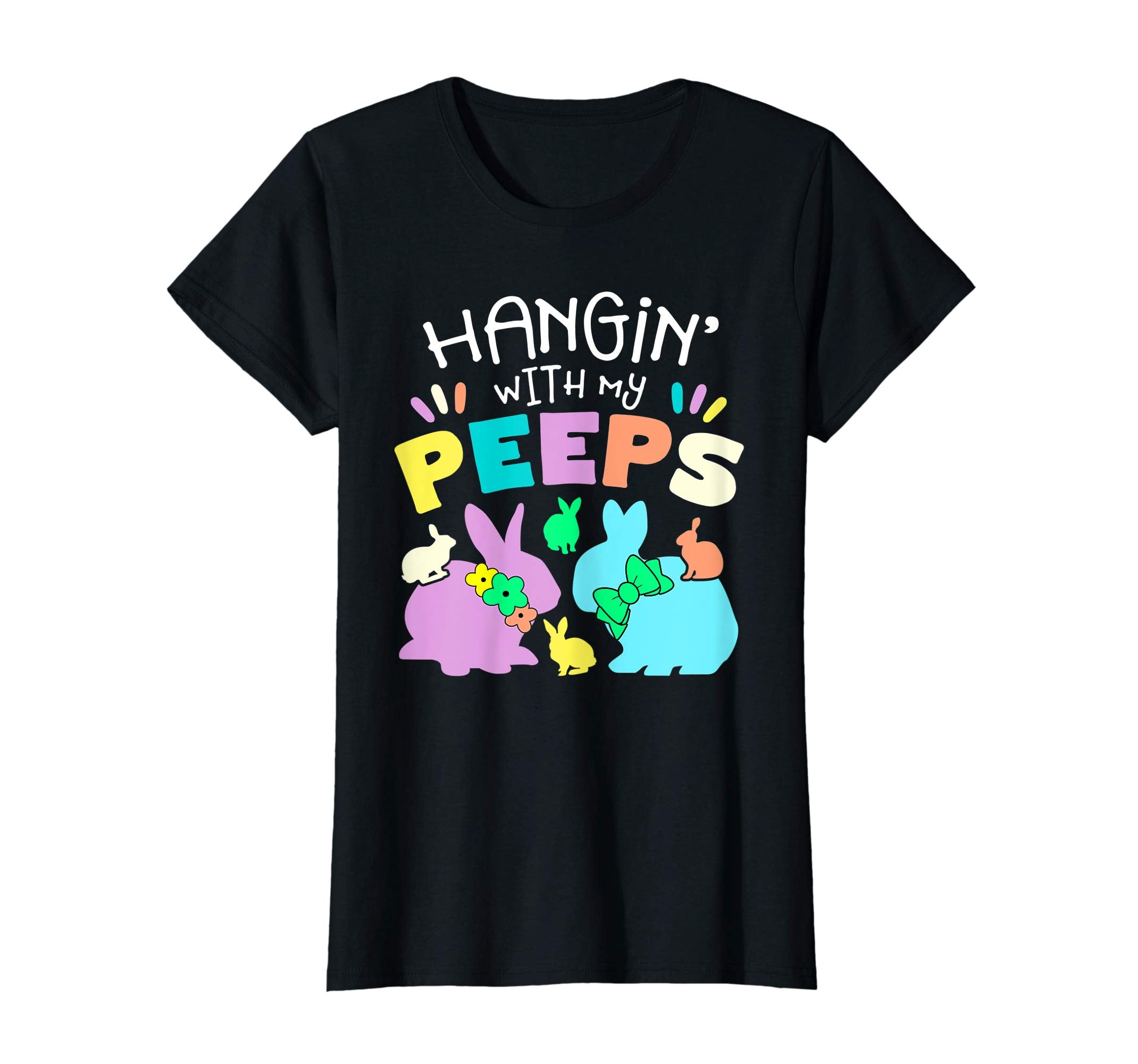 Hanging With My Peeps Happy Easter Kids Boys Girls T Shirt