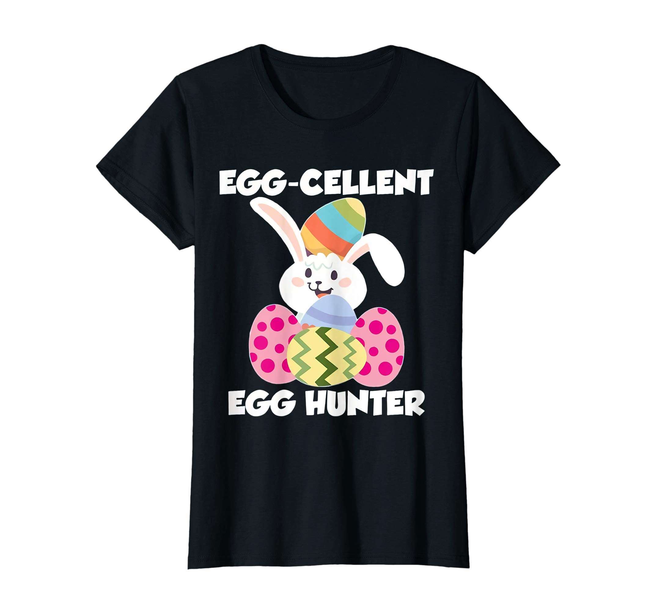 Egg-cellent Egg Hunter Easter T-Shirt Boys Girls Bunny Gift