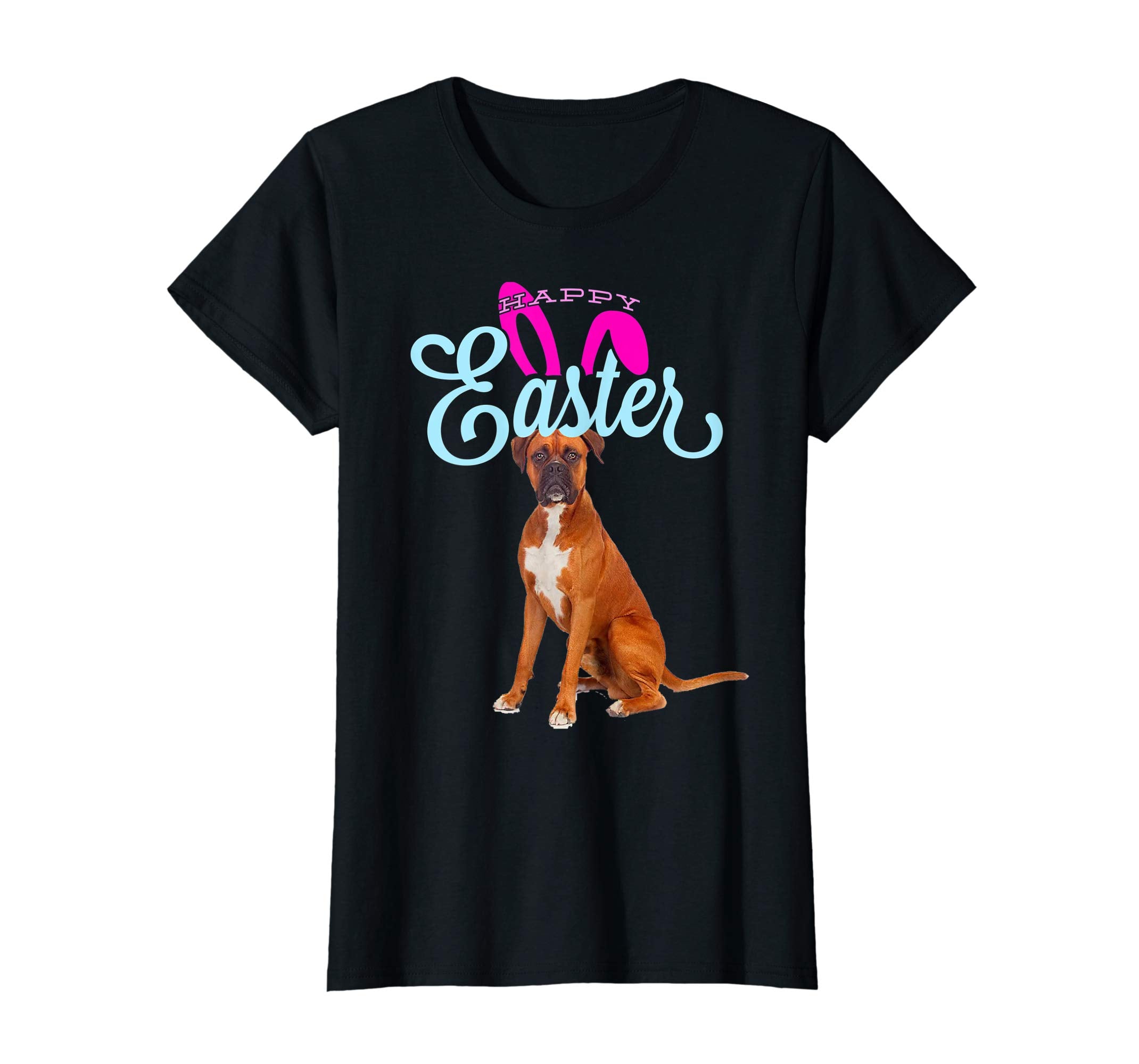 Easter Bunny Boxer Tshirt Dog Men Women Gift Easter Day