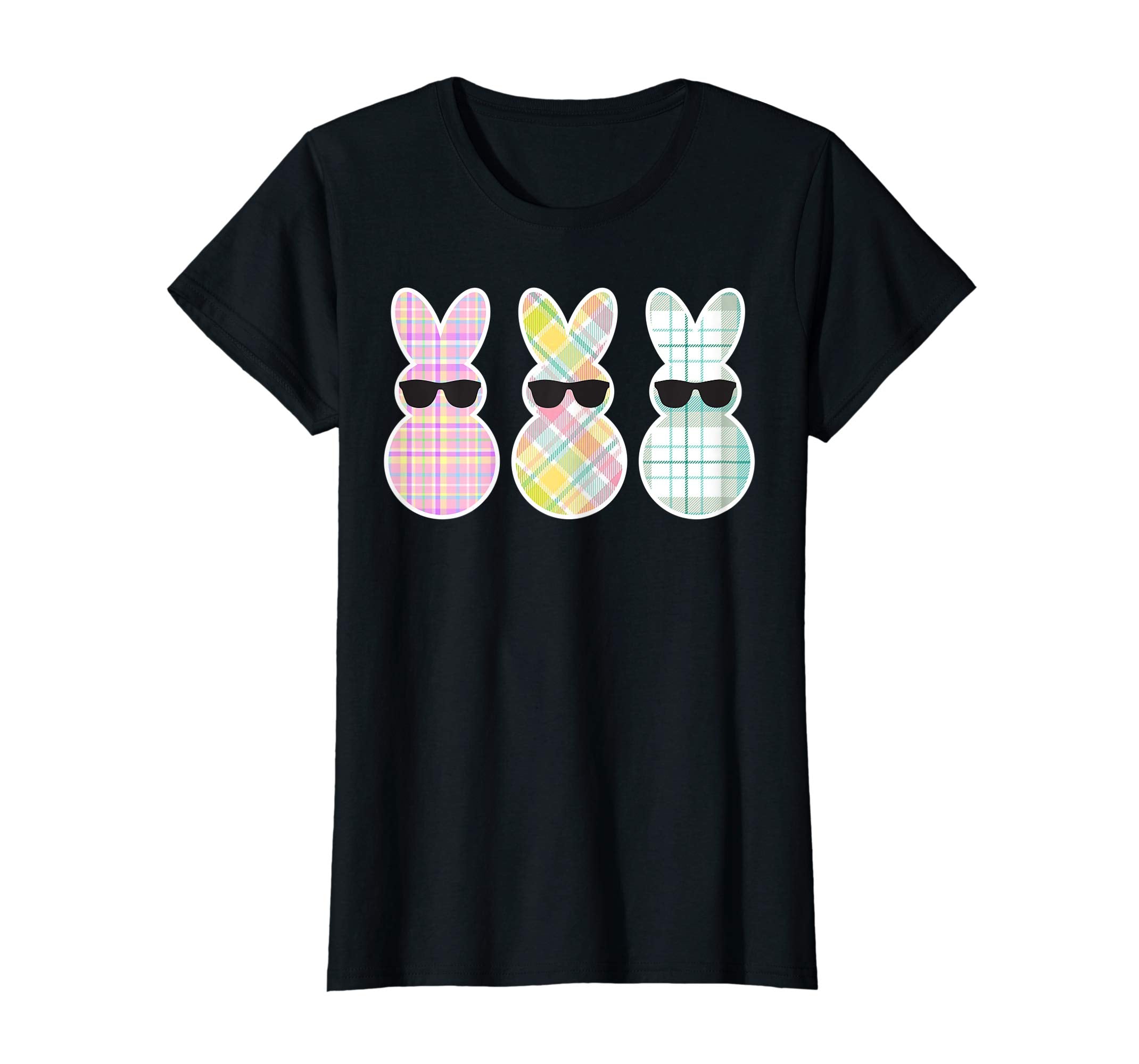Cute Peeps- Bunny Easter Plaid T shirt -Happy Easter Gift