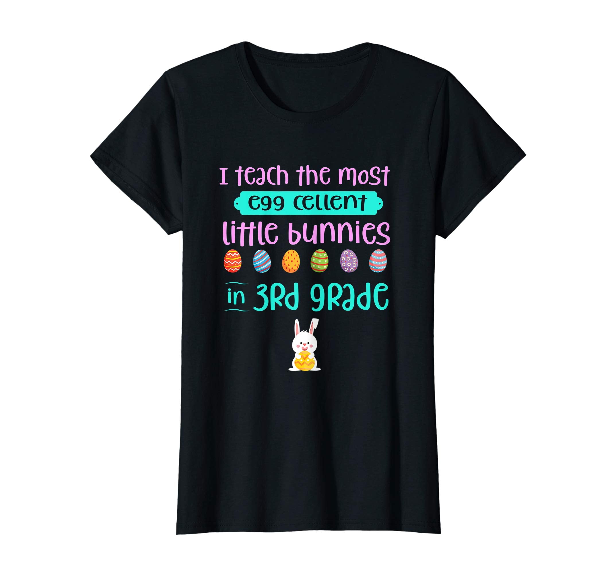Easter Teacher Shirt 3rd Teach Egg-Cellent Bunnies