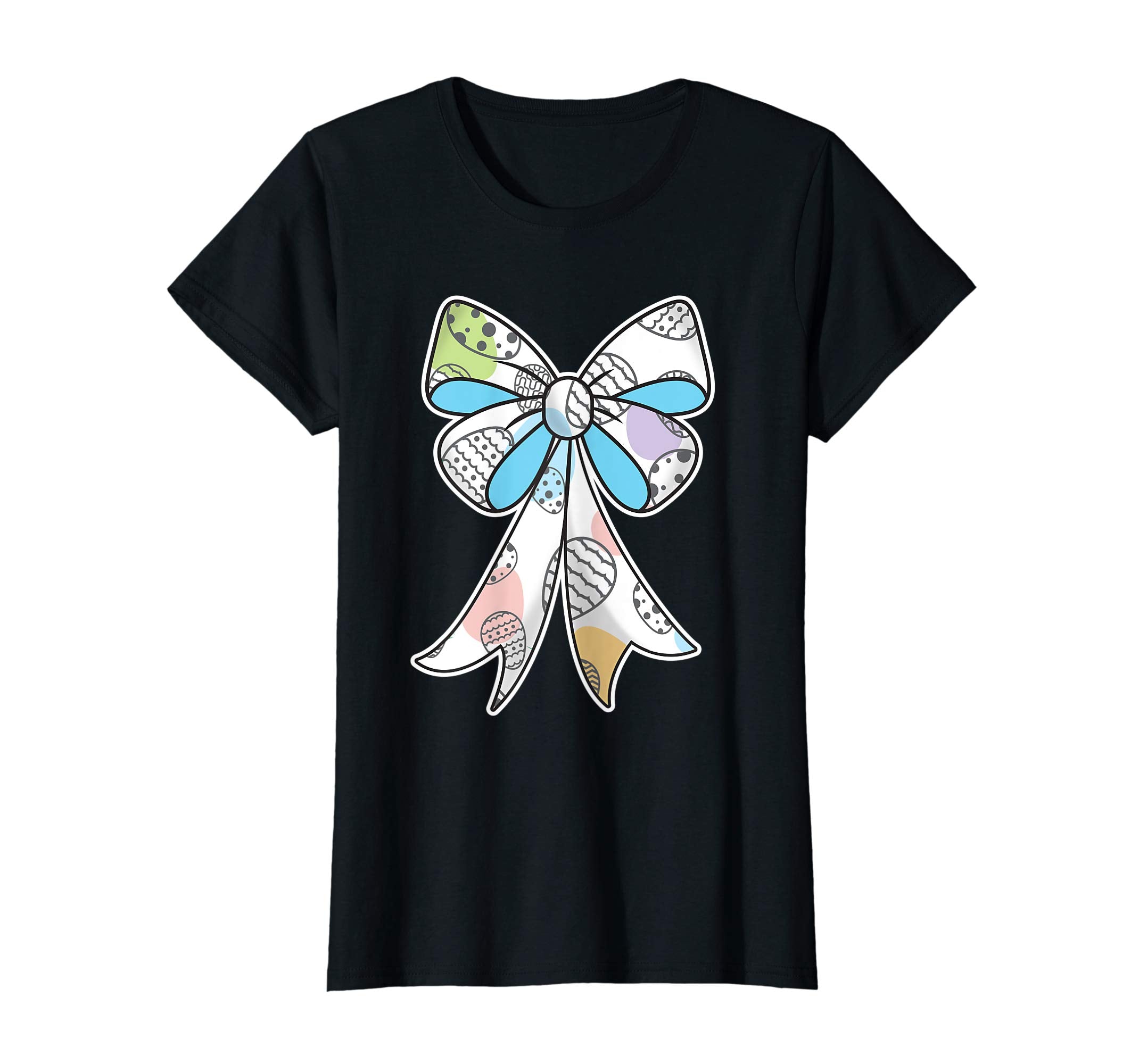 Cute Easter shirt for Girls Bow t-shirt Egg Hunt Bunny Tee