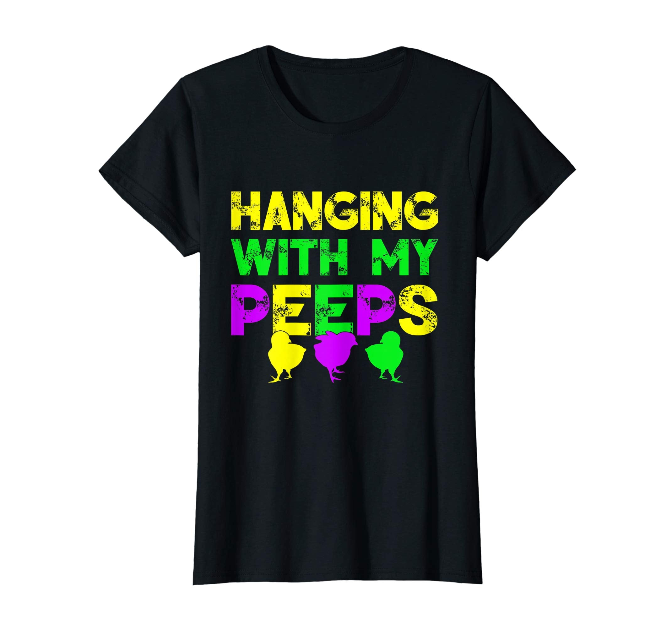 Hanging With My Peeps Happy Easter Kids Boys Girls T Shirt