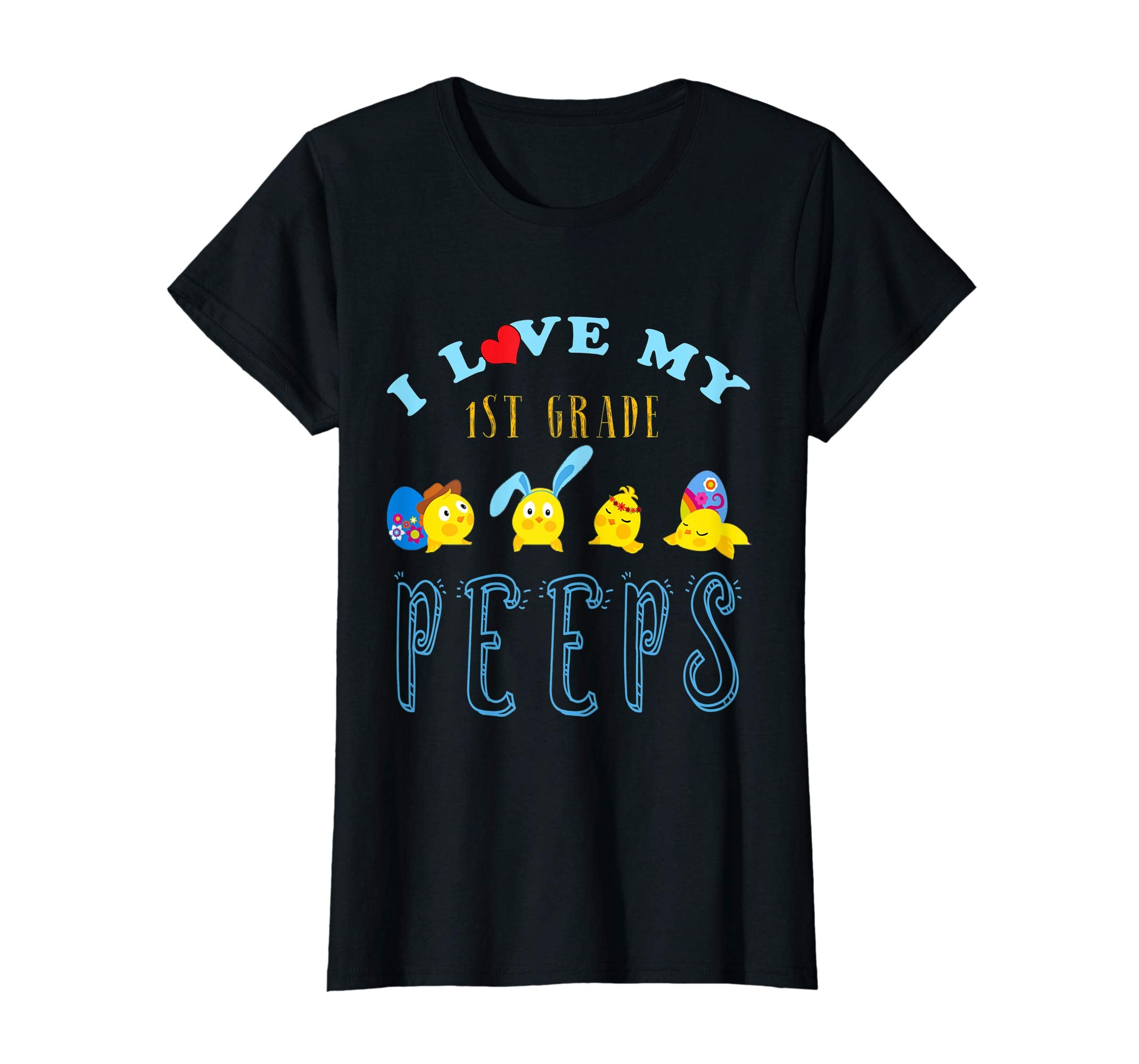 I Love my 1st Grade Peeps Easter First Grade Teacher Shirt