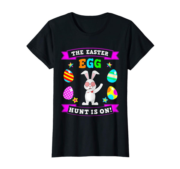 Easter Egg Hunt is On Dabbing Easter Bunny Tshirt