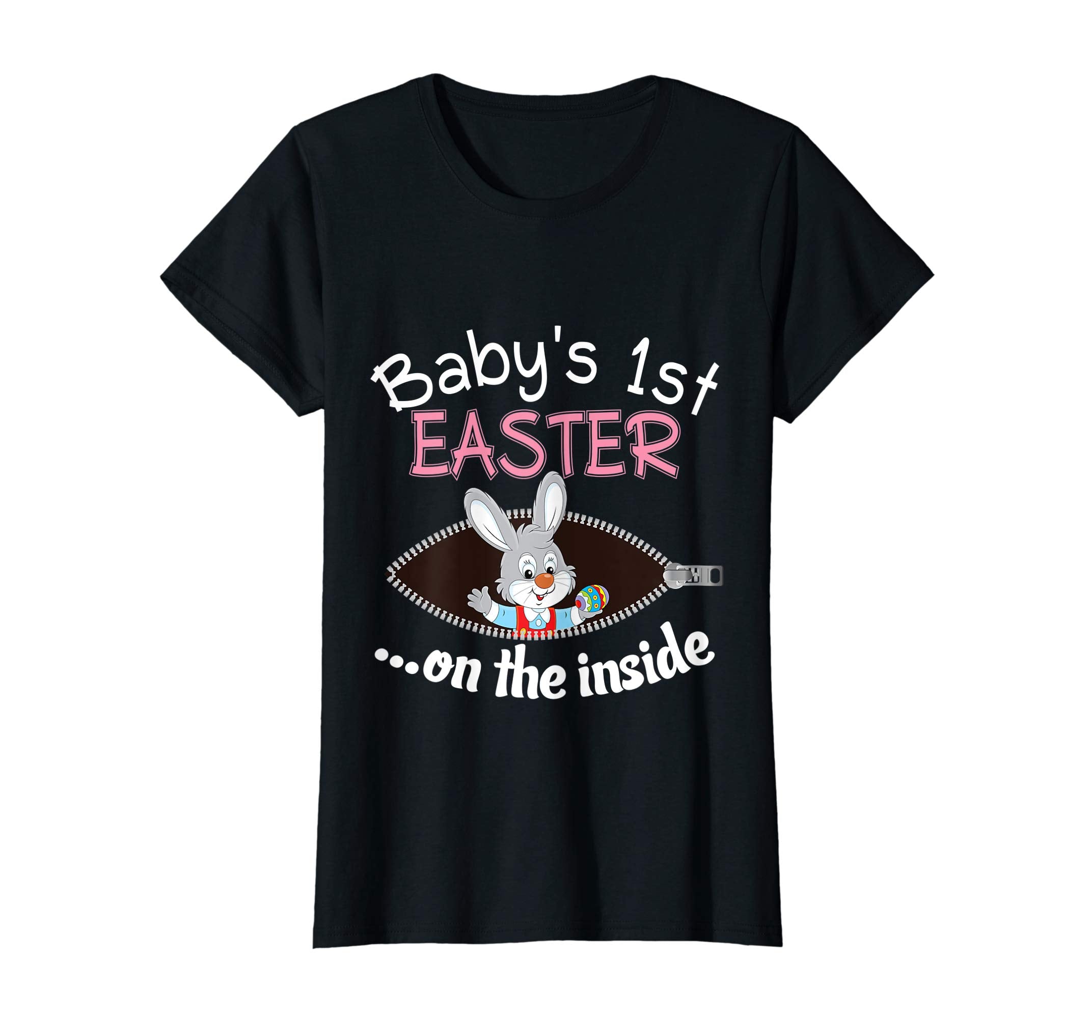 Baby 1st Easter On The Inside T-Shirt Pregnancy Announcement