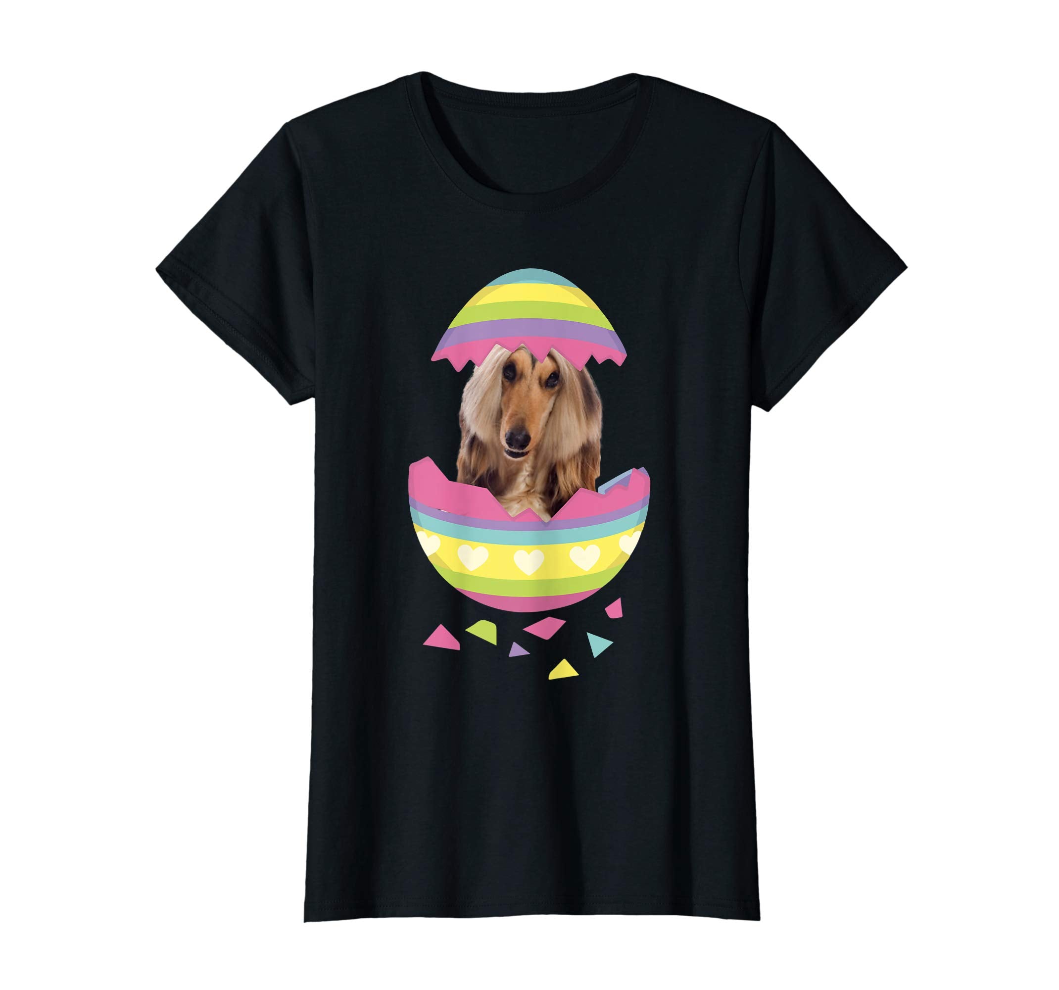 Afghan Hound Easter Egg T-Shirt Dog Lover