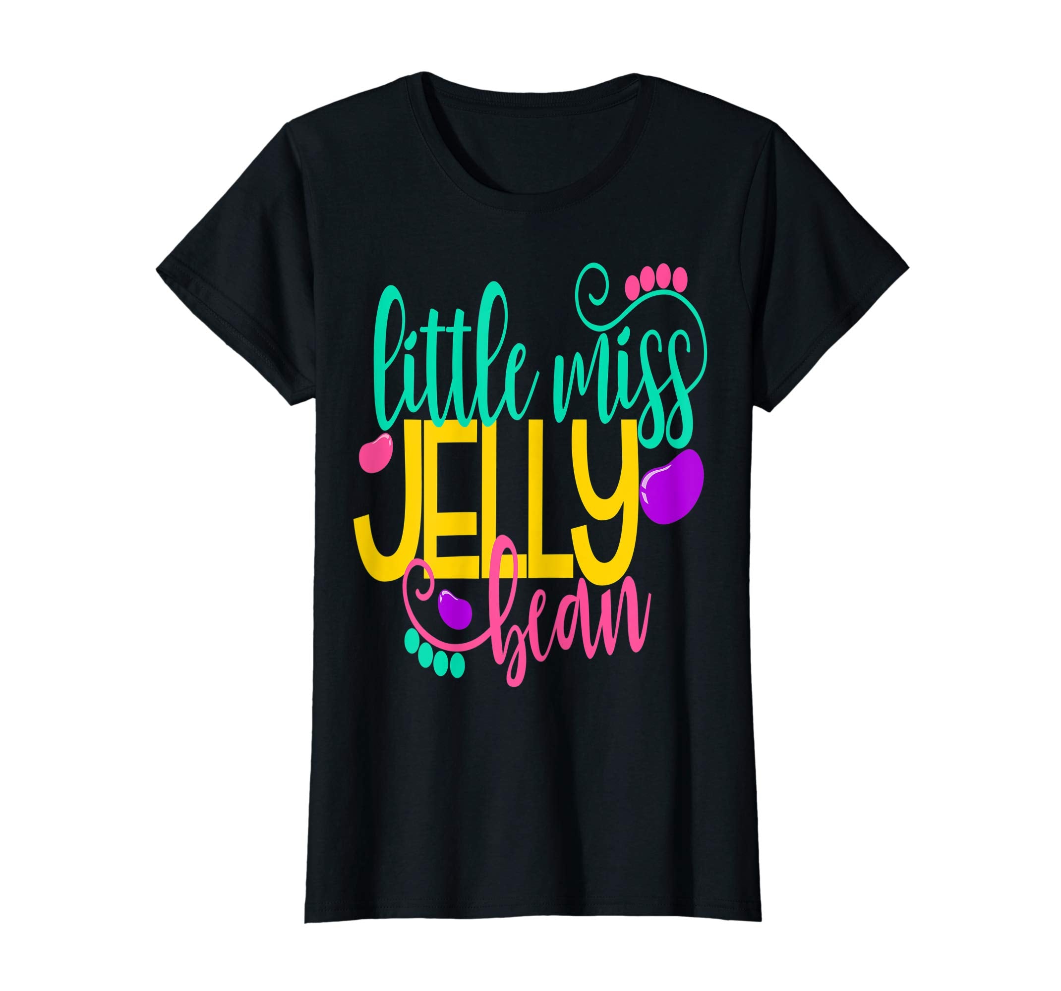 Girls Easter Shirt Kids LittleMiss Jelly Bean Daughter Cute