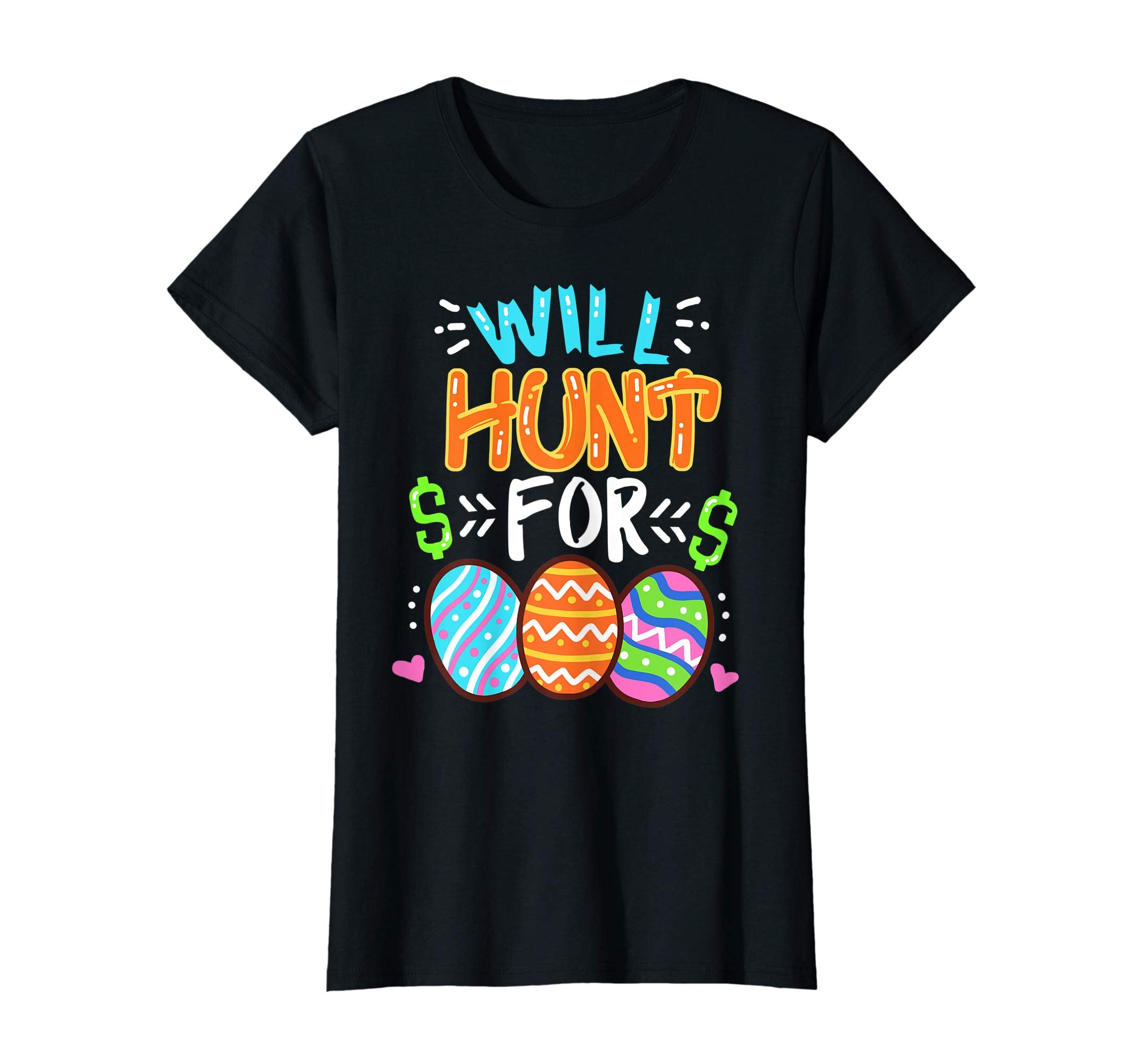 Happy Easter Day T-Shirt Colorful Egg Tee Gift Hunting Shirt